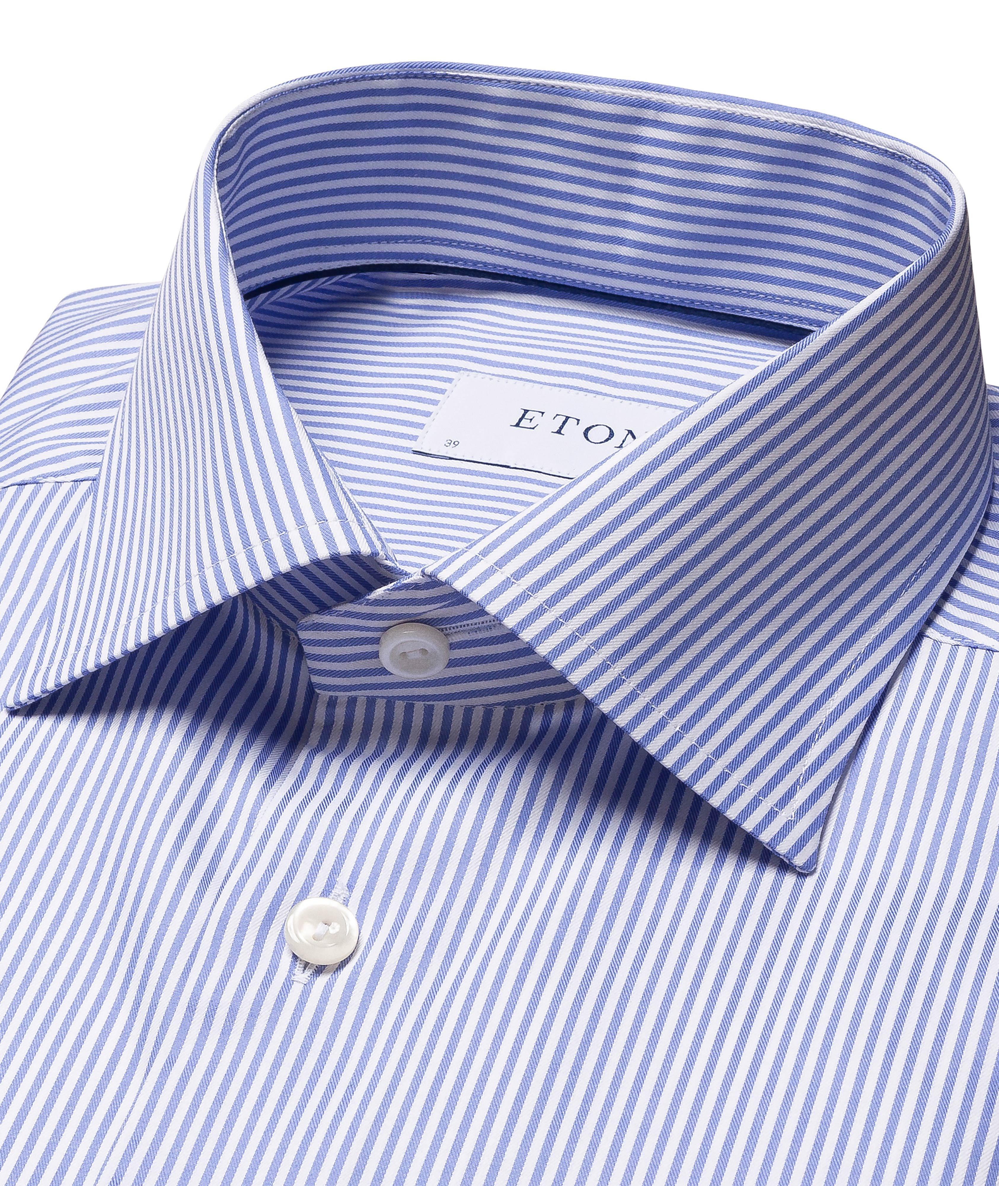 Slim-Fit Striped Dress Shirt image 4