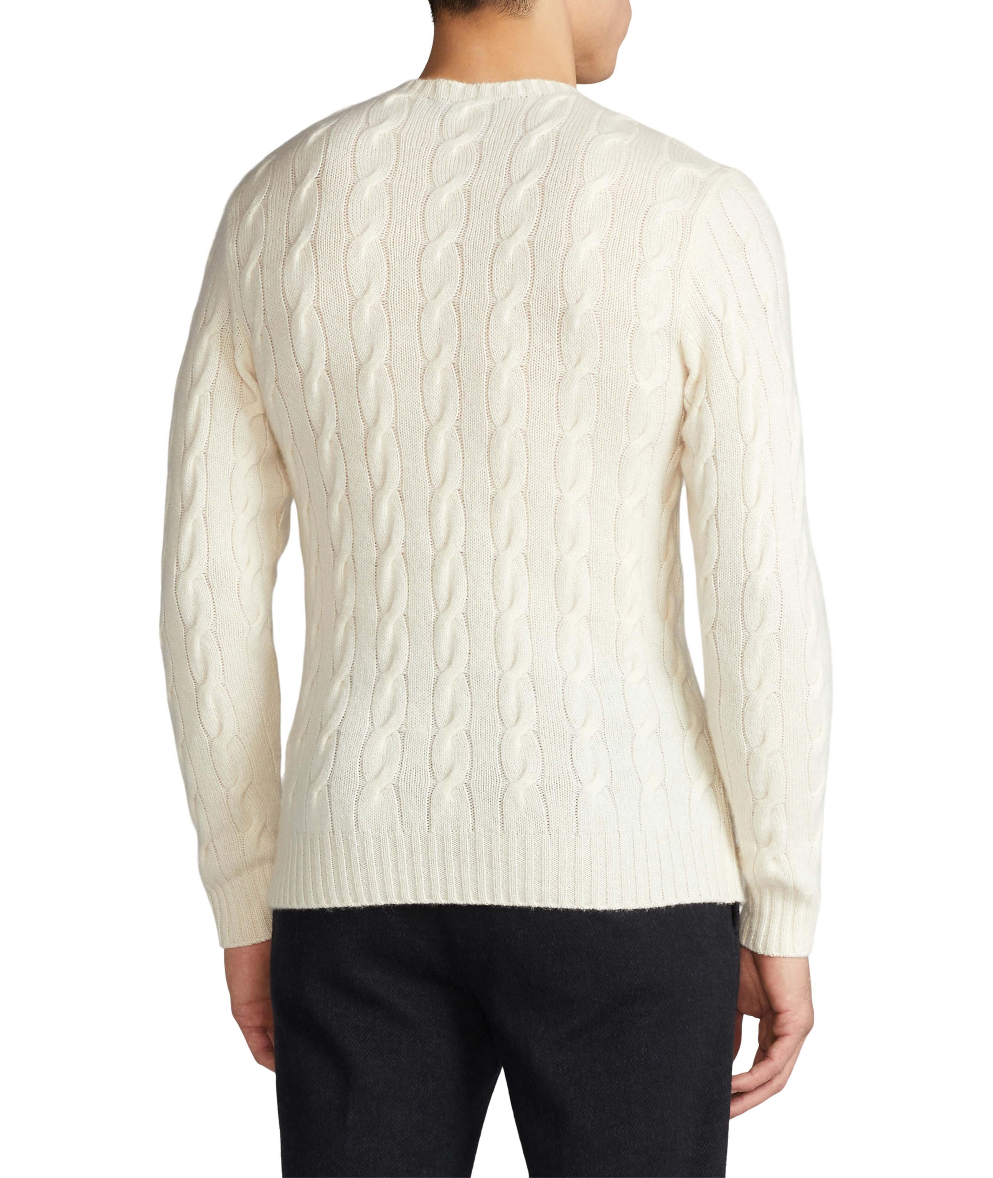 Pull en tricot torsadé de cachemire image 2
