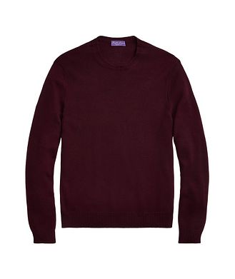 Ralph Lauren Purple Label Long-Sleeve Cashmere Crew Neck Sweater