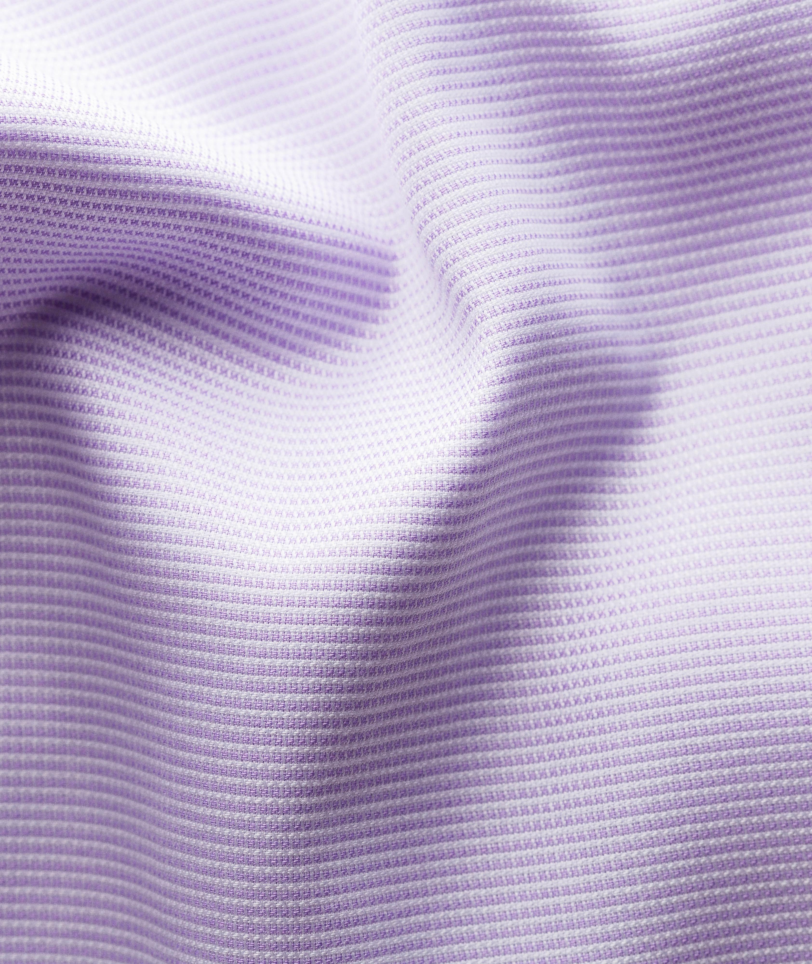 Slim-Fit Textured Cotton Shirt image 5