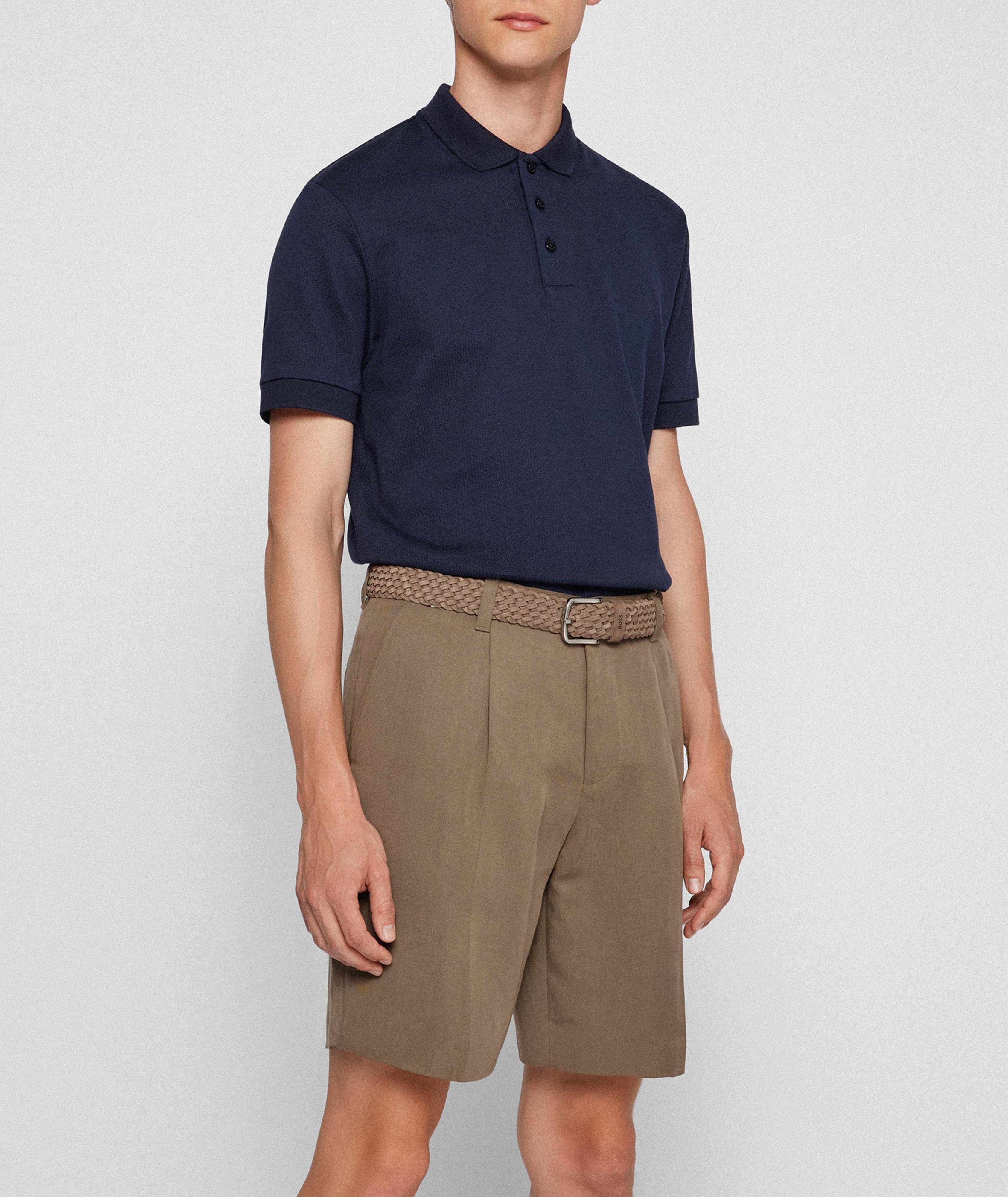 Short-Sleeve Cotton Piqué Polo image 1