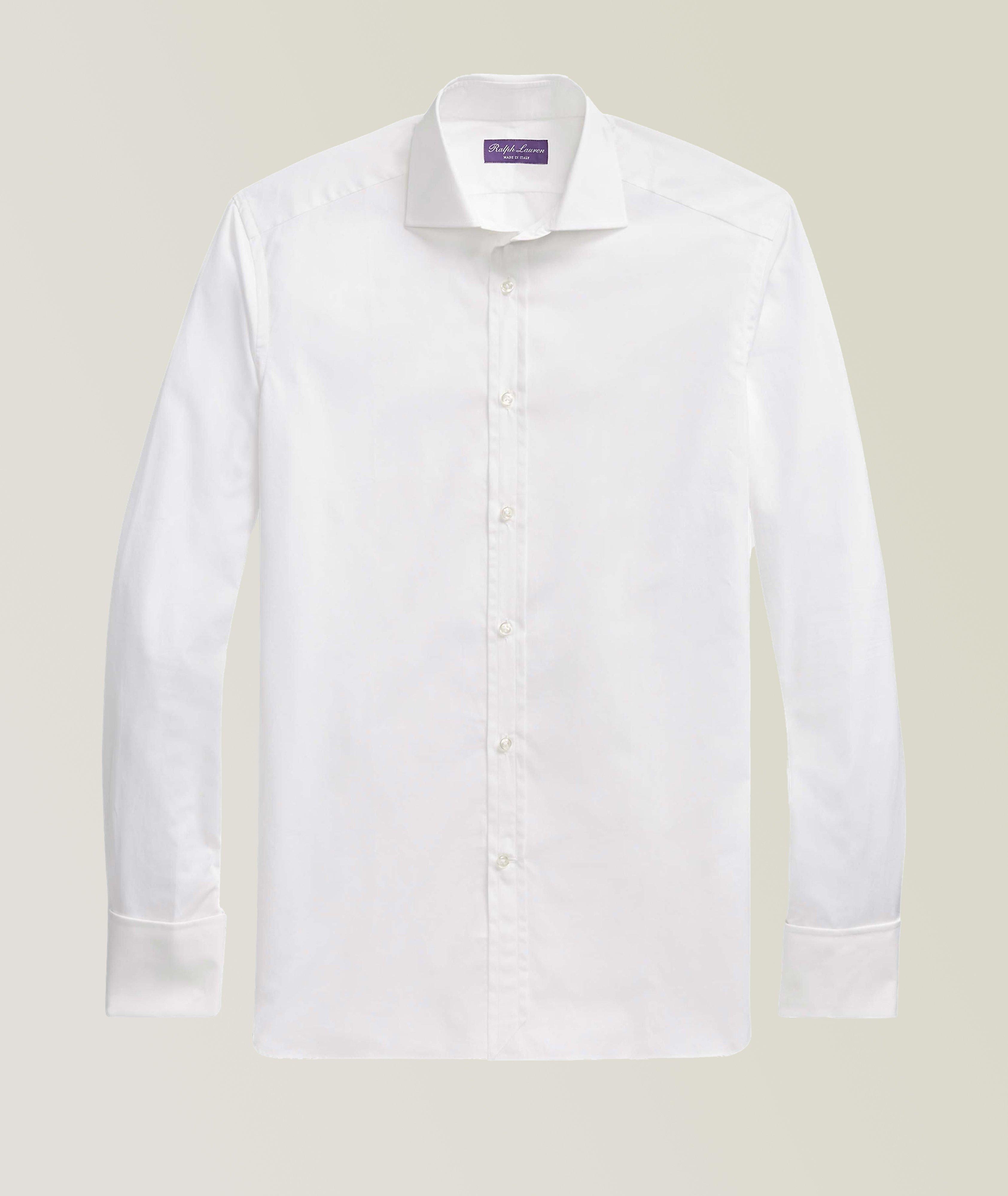 Chemise habillée unie de coupe contemporaine image 0