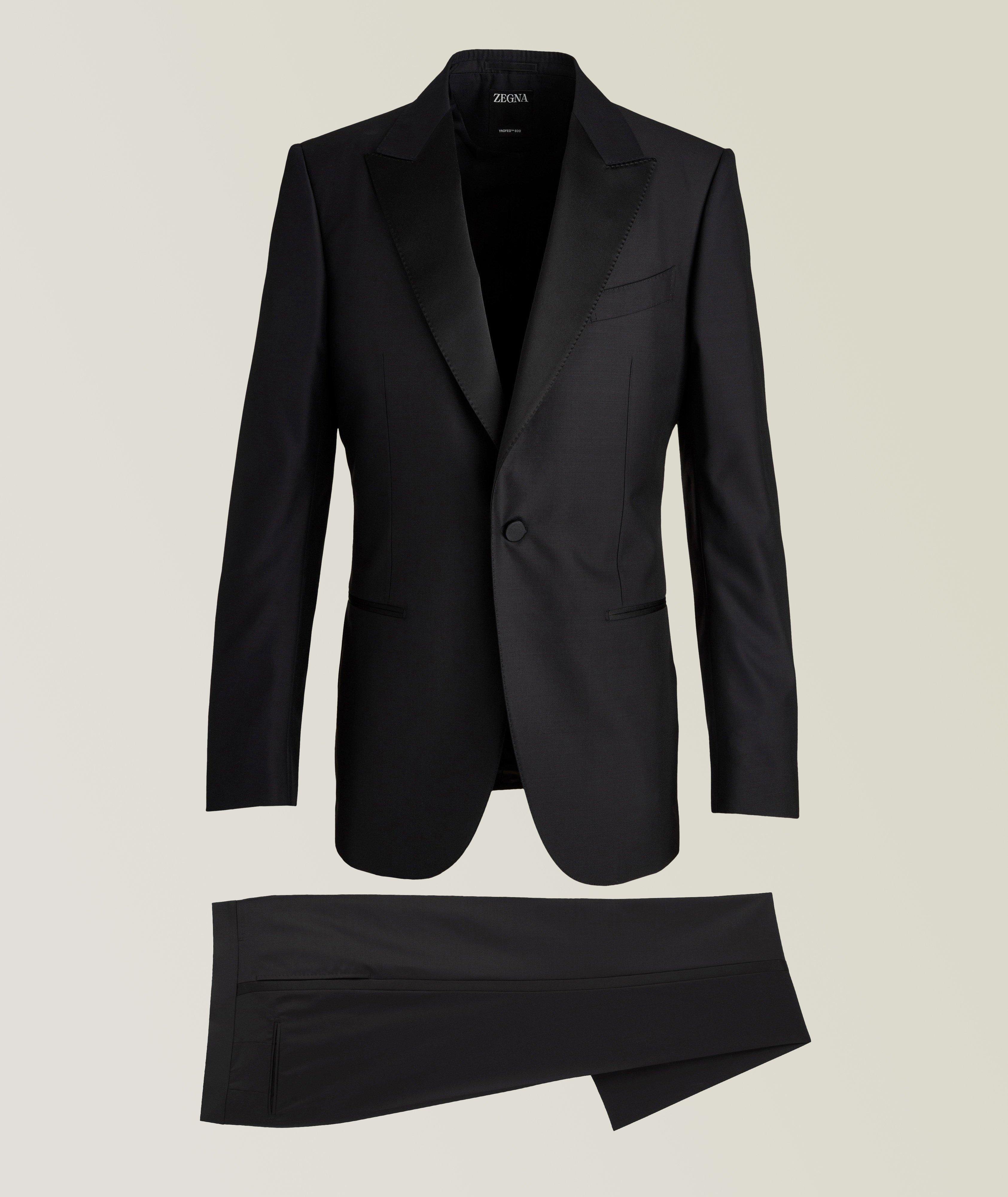 Luxe Wool Single Button Blazer - Black