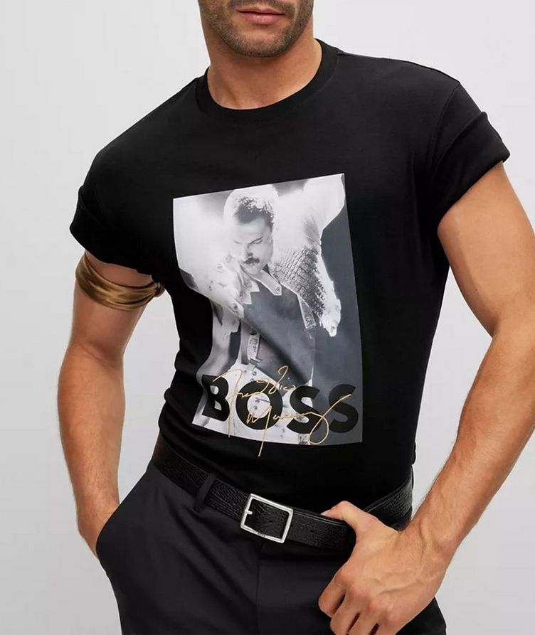 BOSS X Freddie Mercury Cotton Graphic T-shirt  image 1