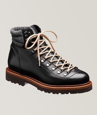 Brunello Cucinelli Lace-up Leather Hiking Boots 