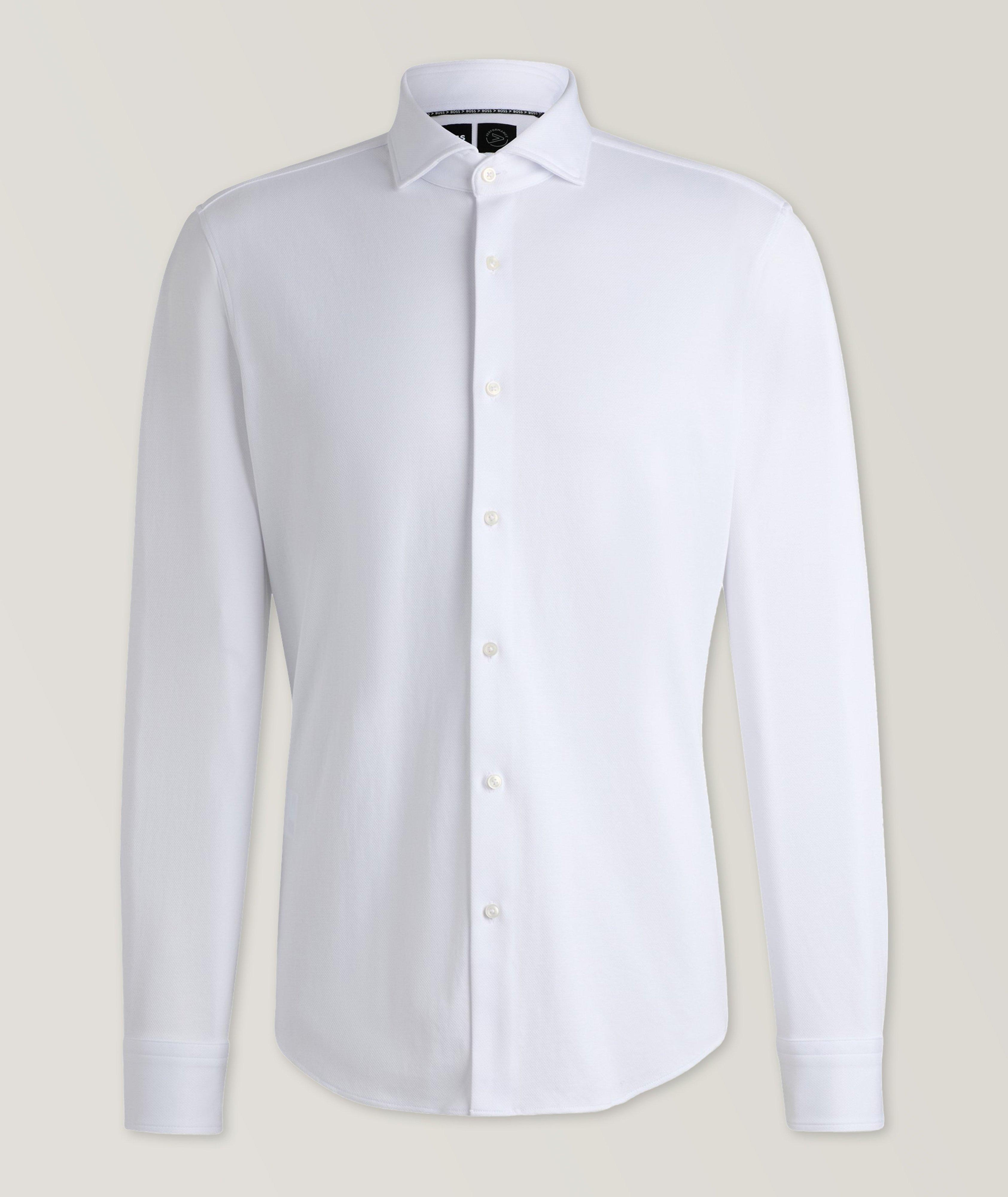Cotton-Blend Dress Shirt