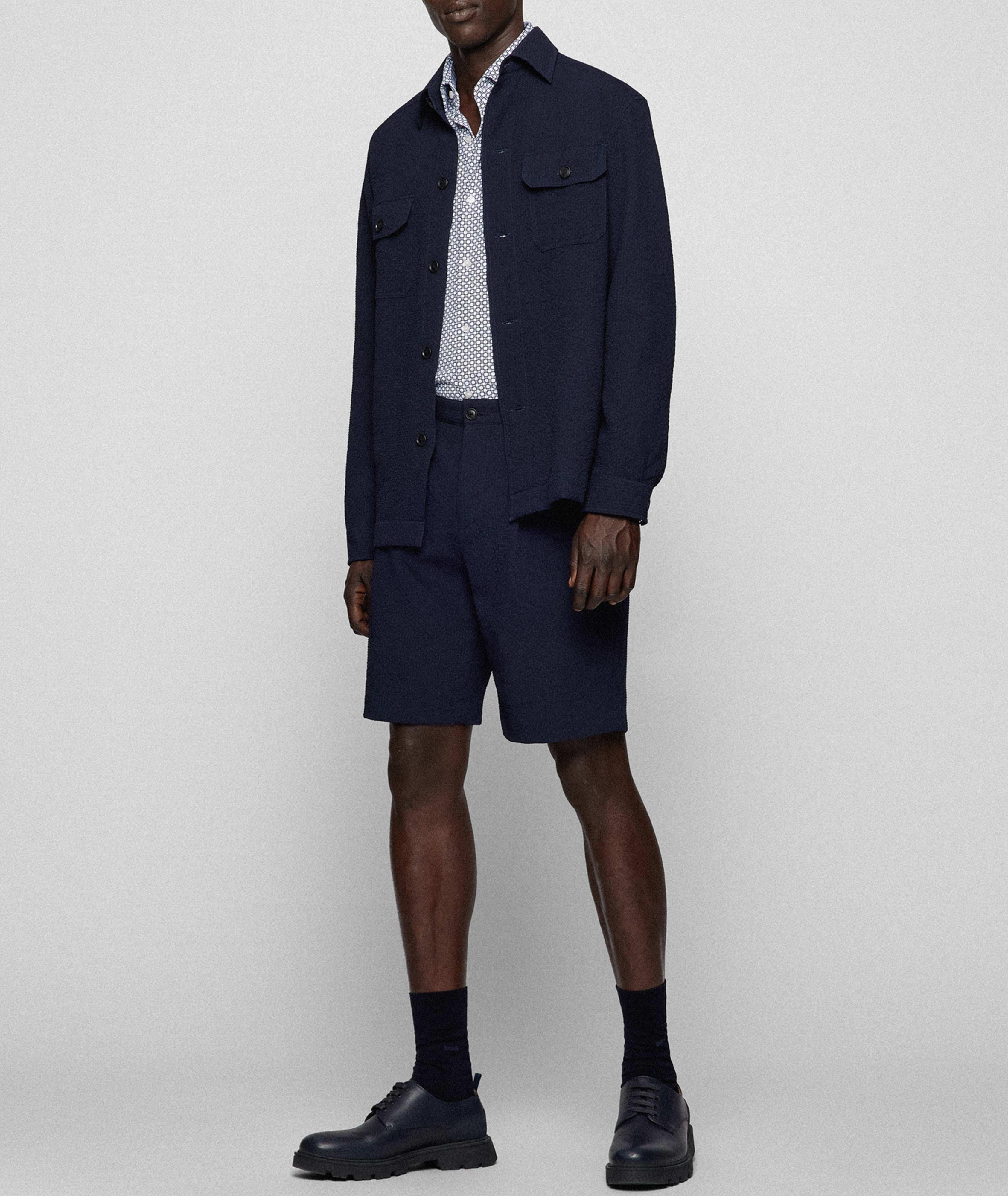 Slim Fit Performance Jersey Print Shirt image 5