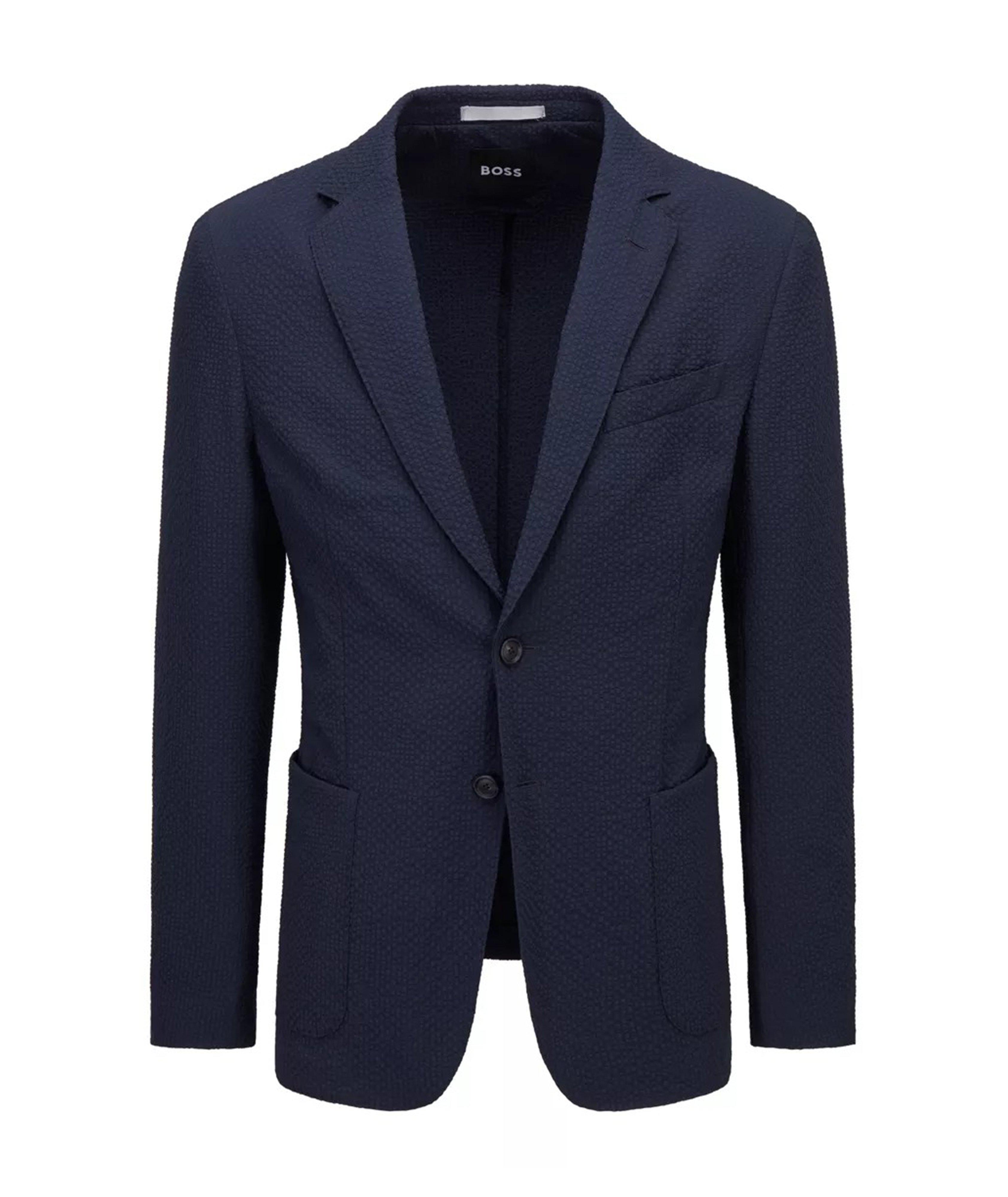 Slim Fit Seersucker Sport Jacket  image 0