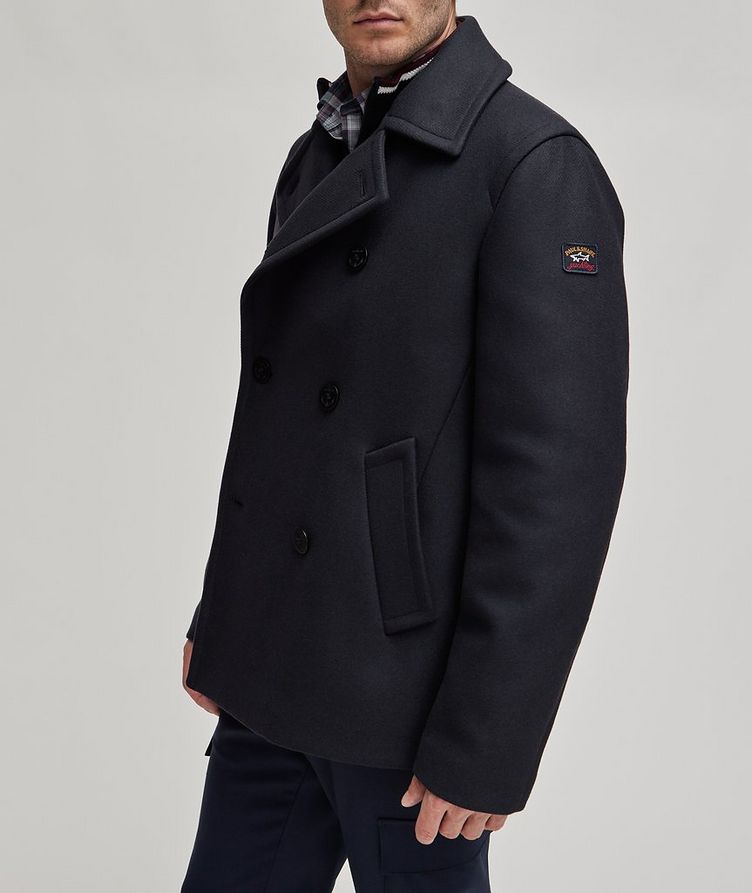 Wool-Cashmere Blend Peacoat image 4