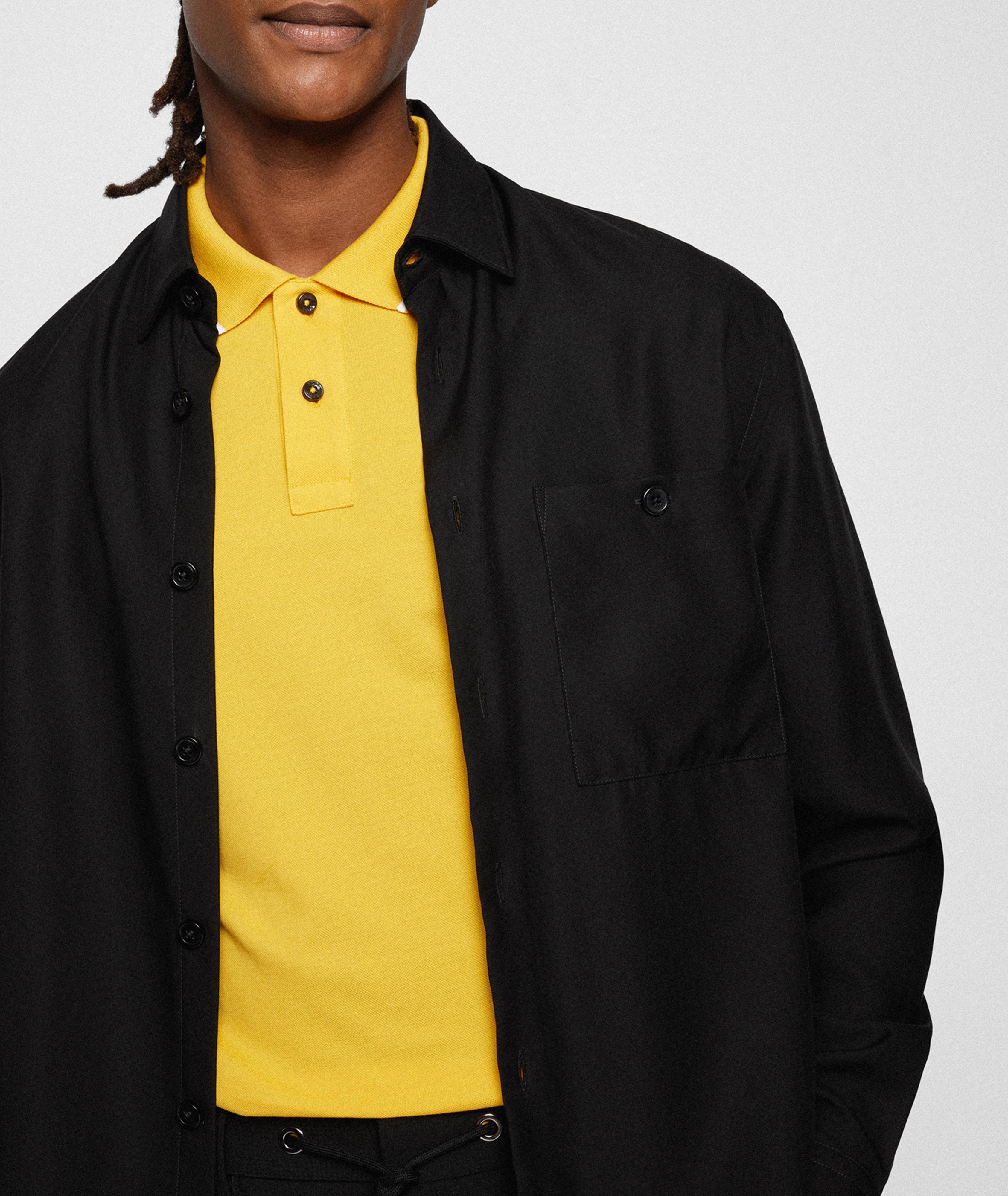Polo en coton avec logo image 3