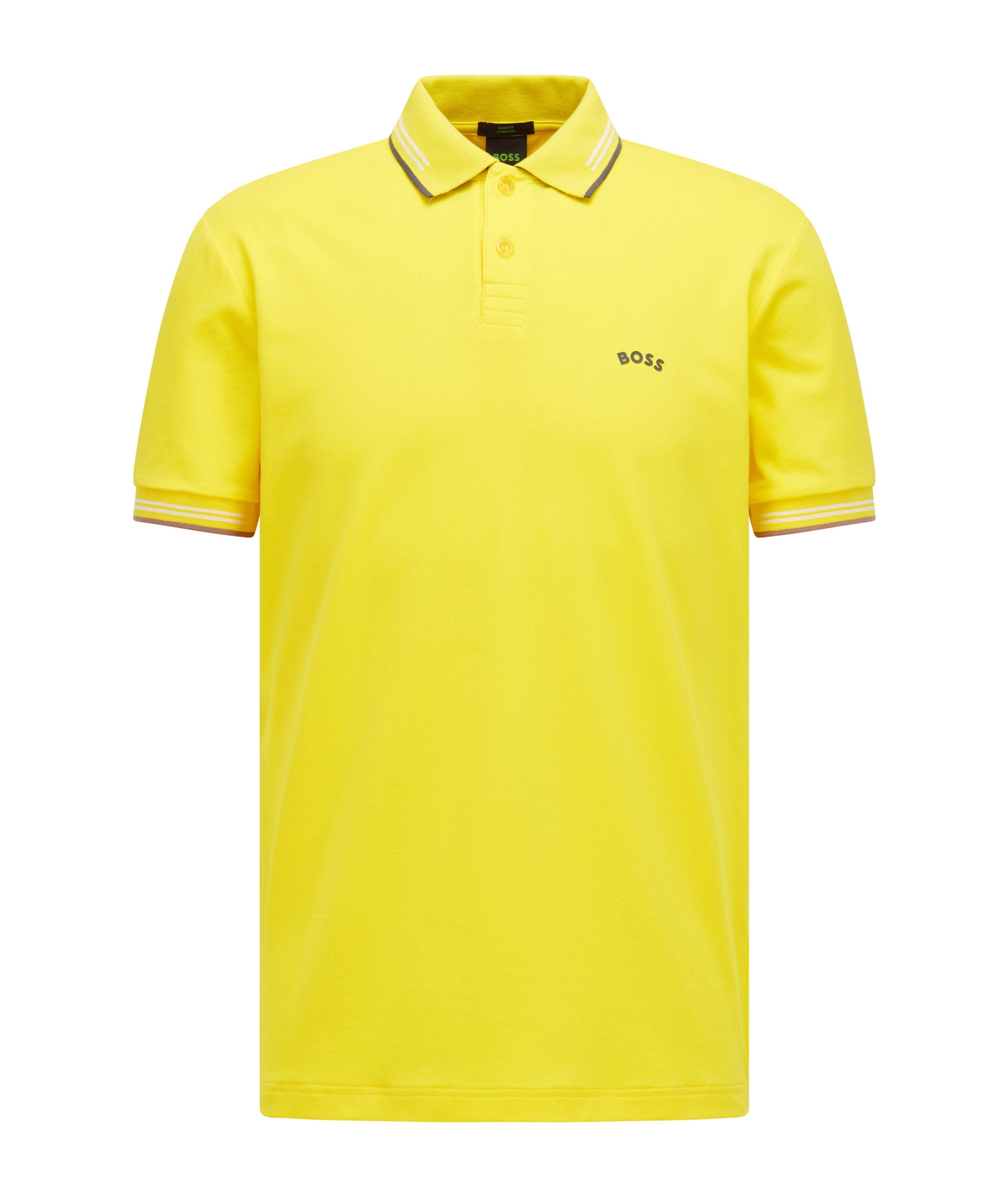 Paul Curved Stretch-Cotton Polo image 0