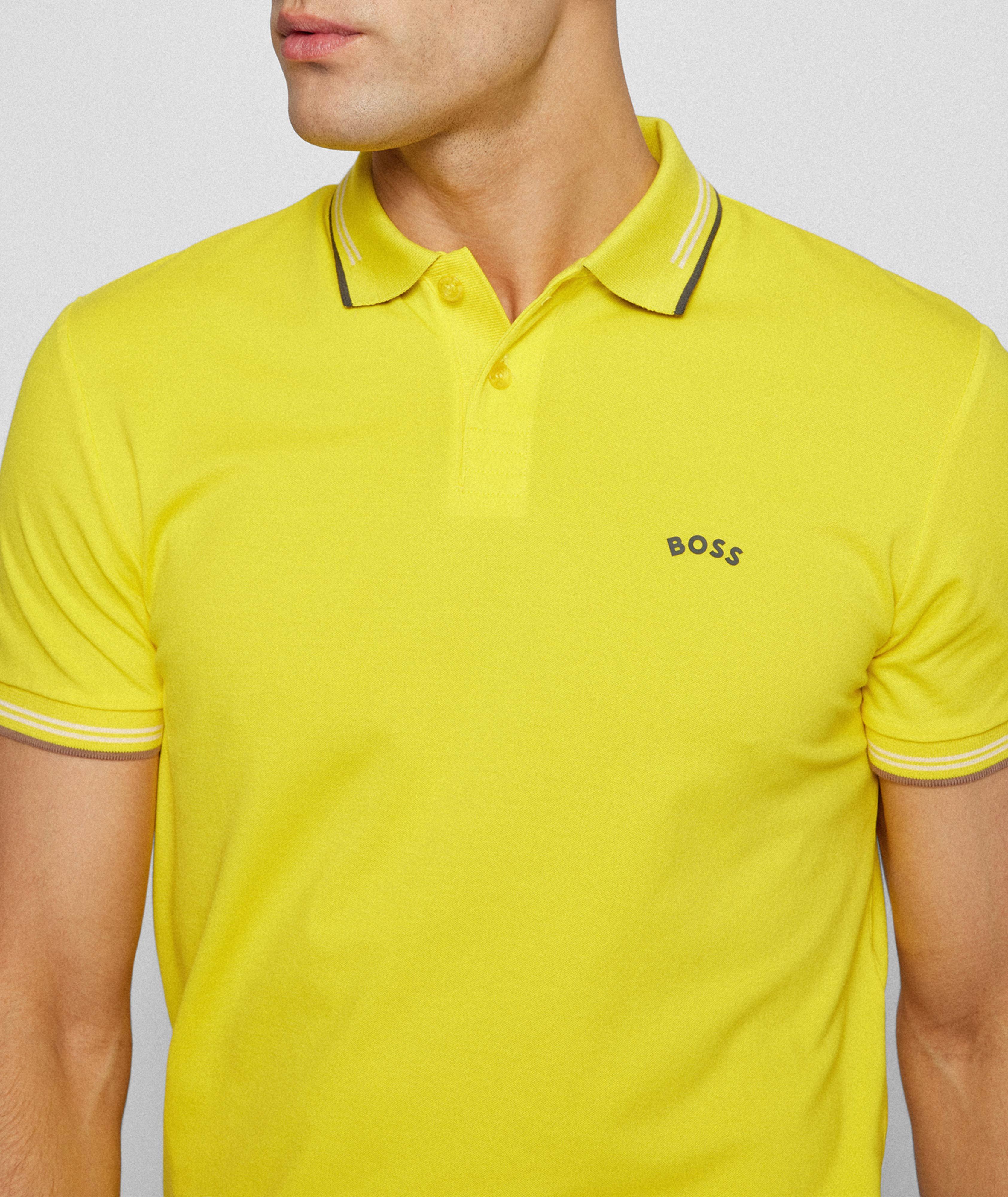 Paul Curved Stretch-Cotton Polo image 3