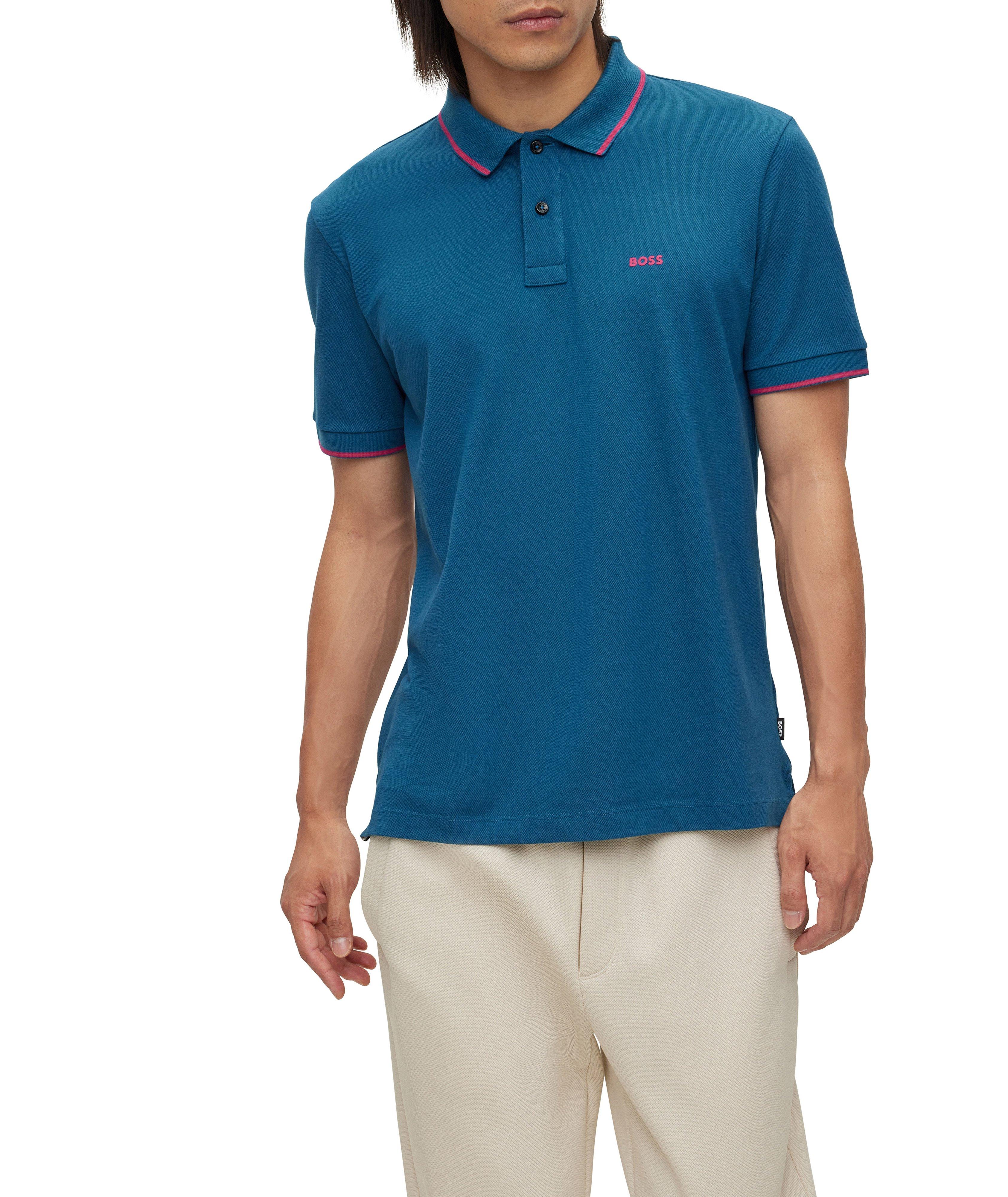 Logo Embossed Cotton Polo image 1