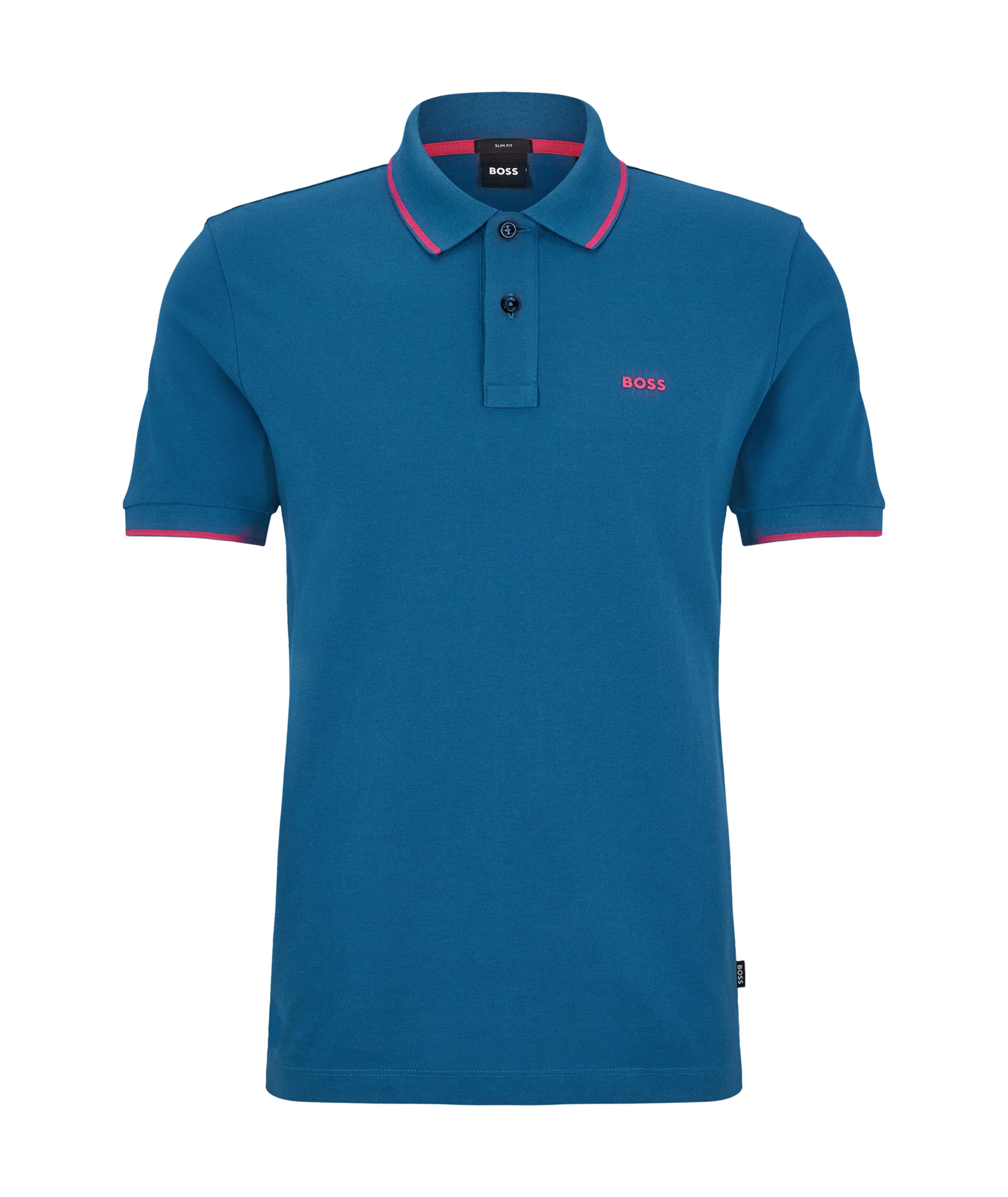 Logo Embossed Cotton Polo image 0
