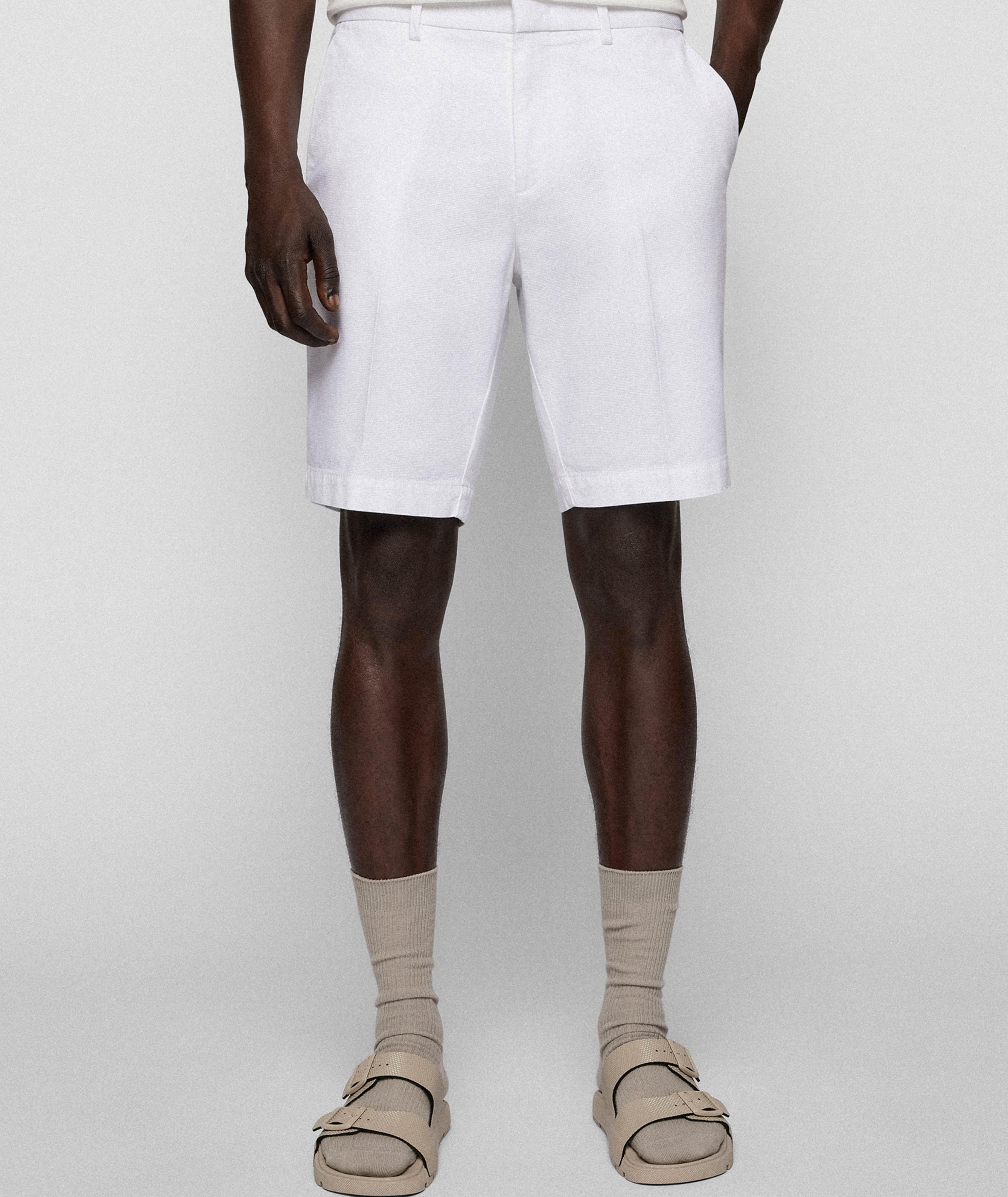 Slim Fit Stretchy Cotton Shorts  image 1