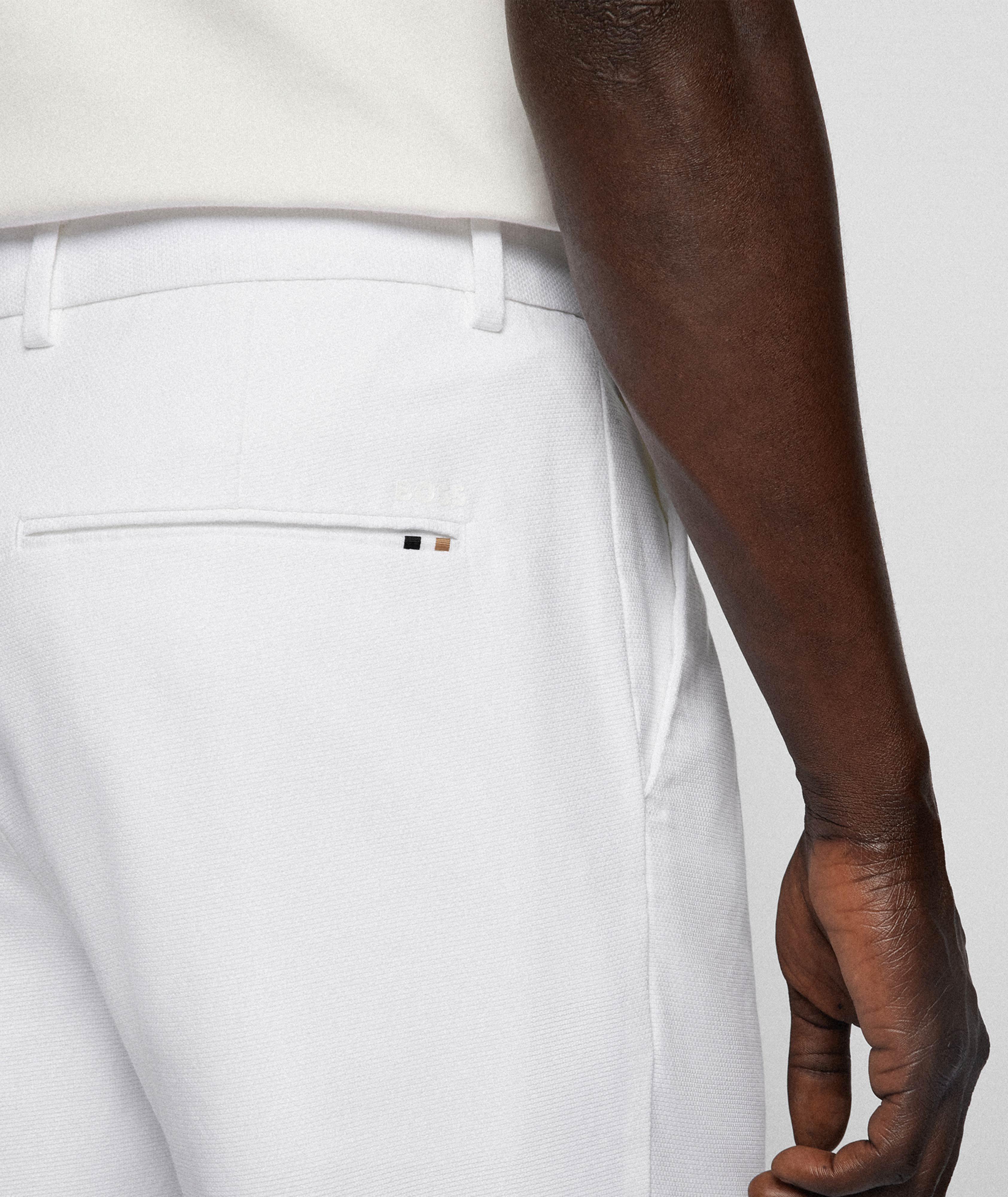 Slim Fit Stretchy Cotton Shorts  image 3