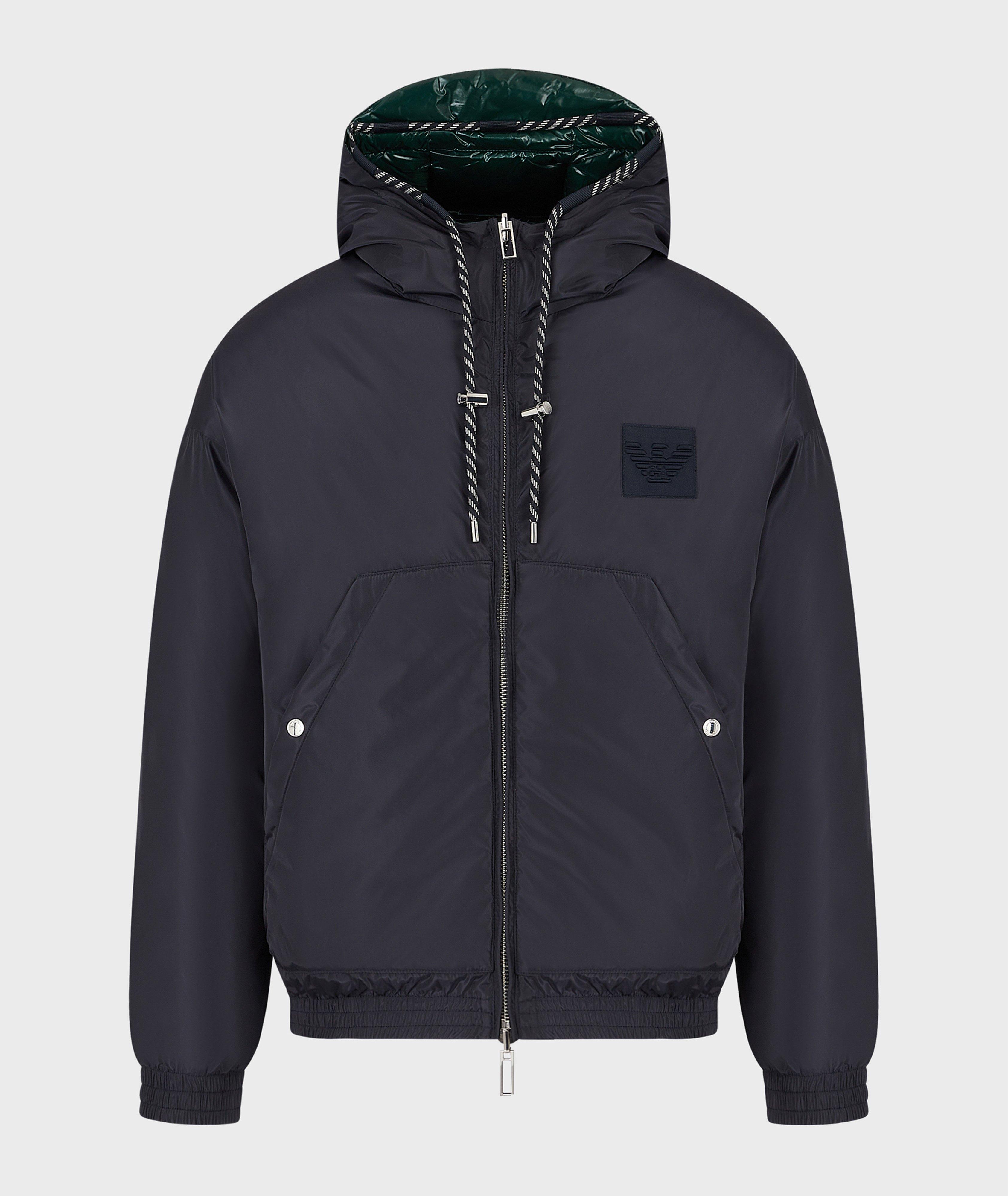 Hooded Quilted Reversible Puffer Jacket image 0