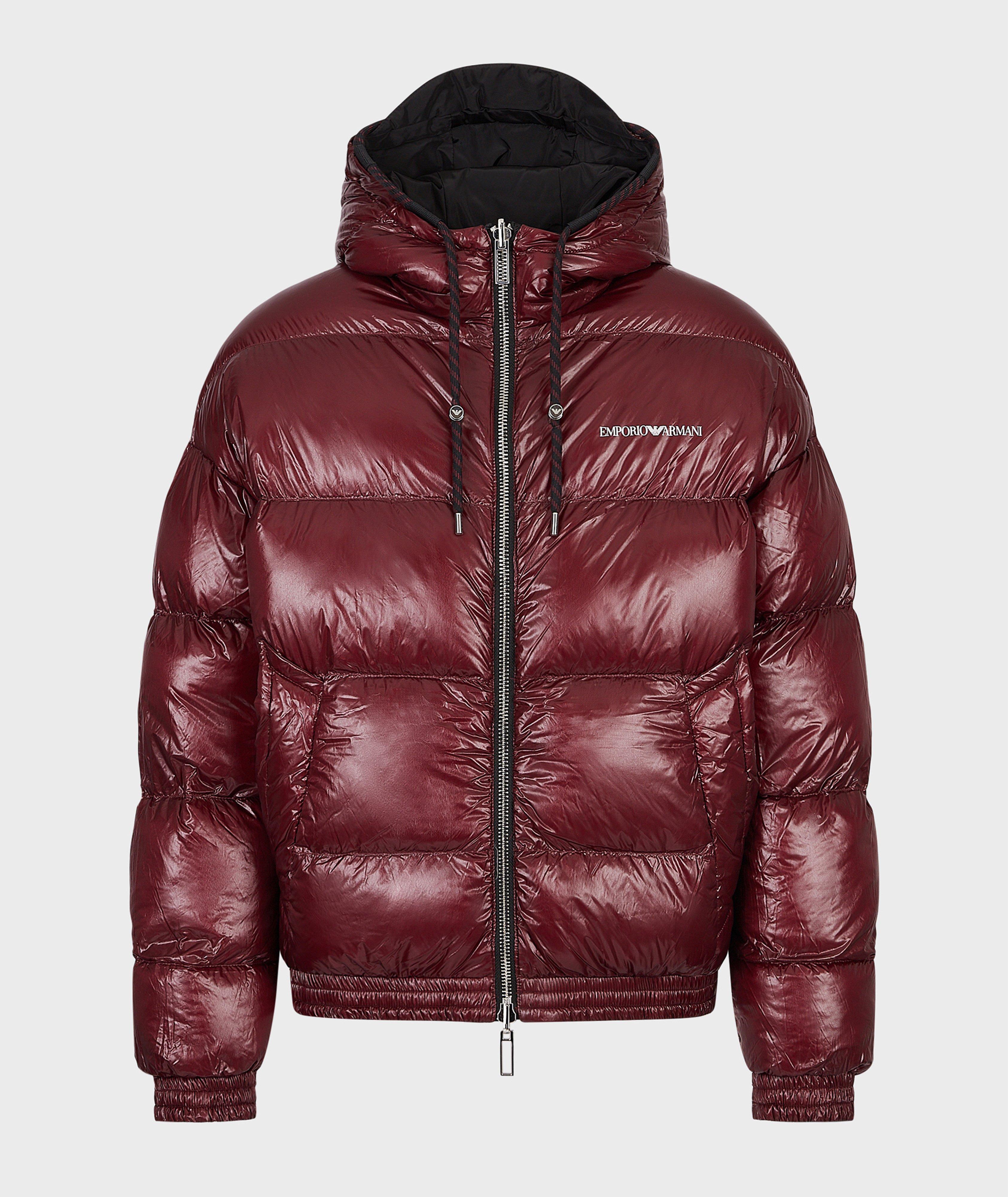 Hooded Quilted Reversible Puffer Jacket image 0
