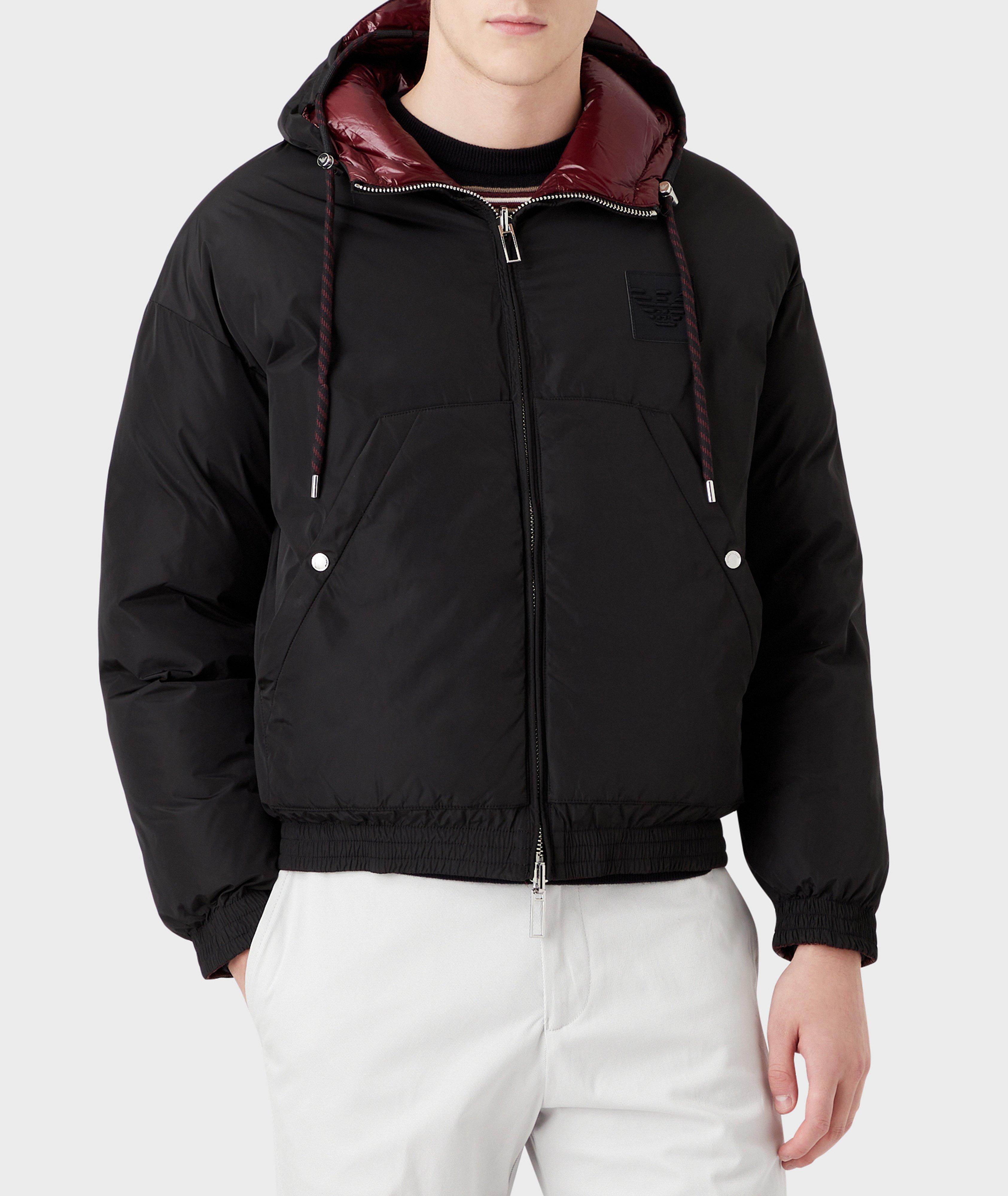 Blouson matelassé réversible à capuchon image 3