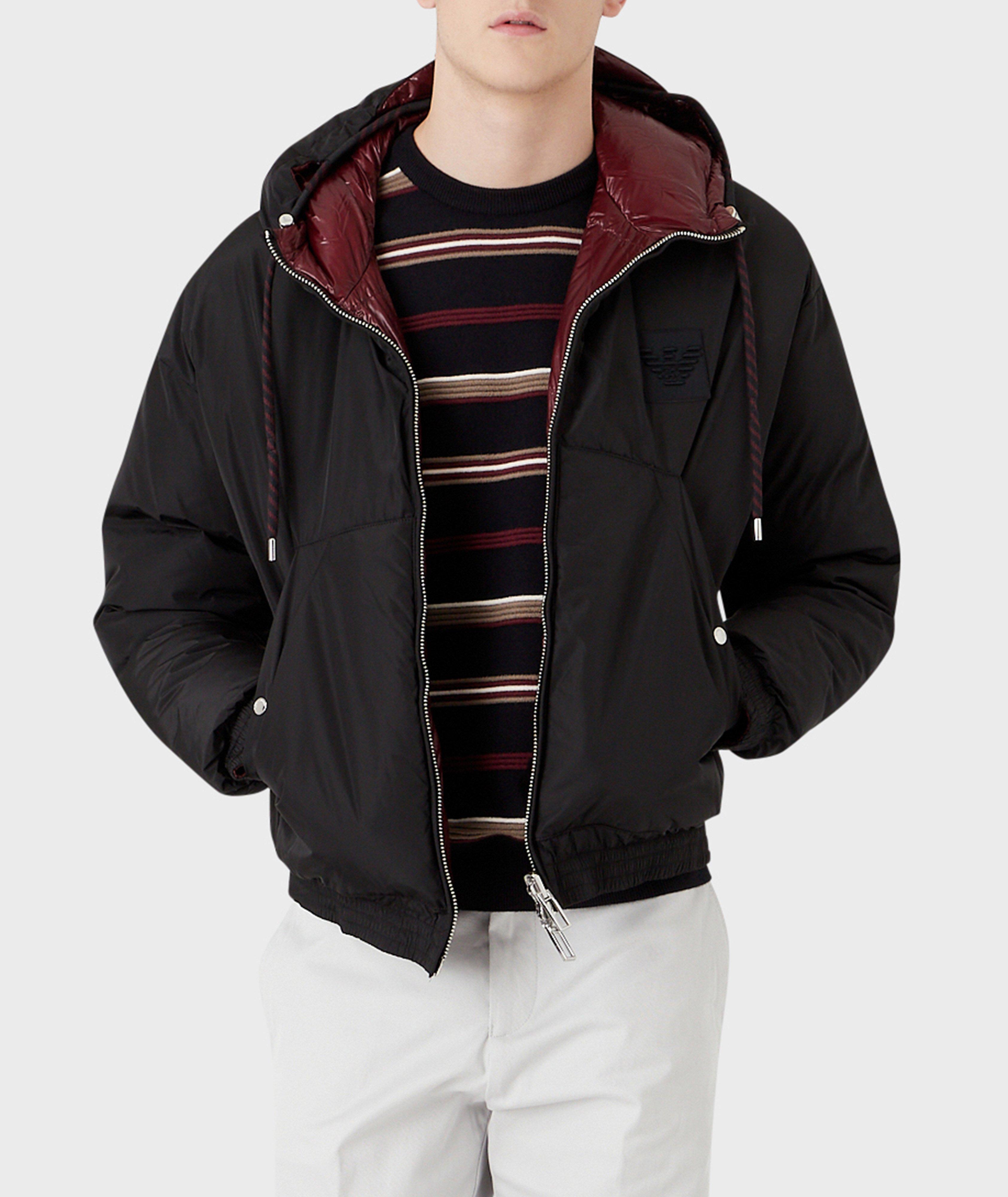 Blouson matelassé réversible à capuchon image 5