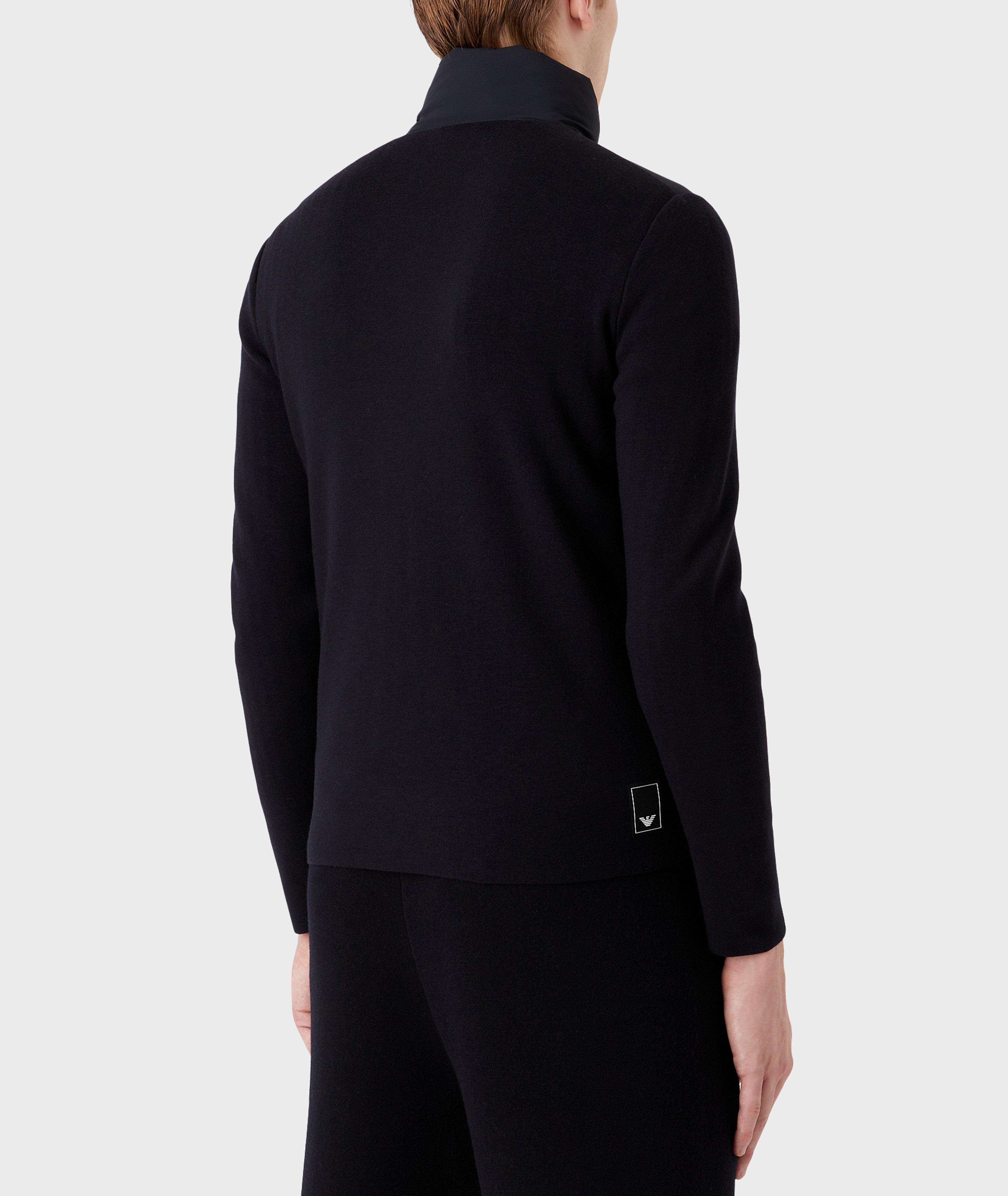 Blouson-pull aux textures variées image 2