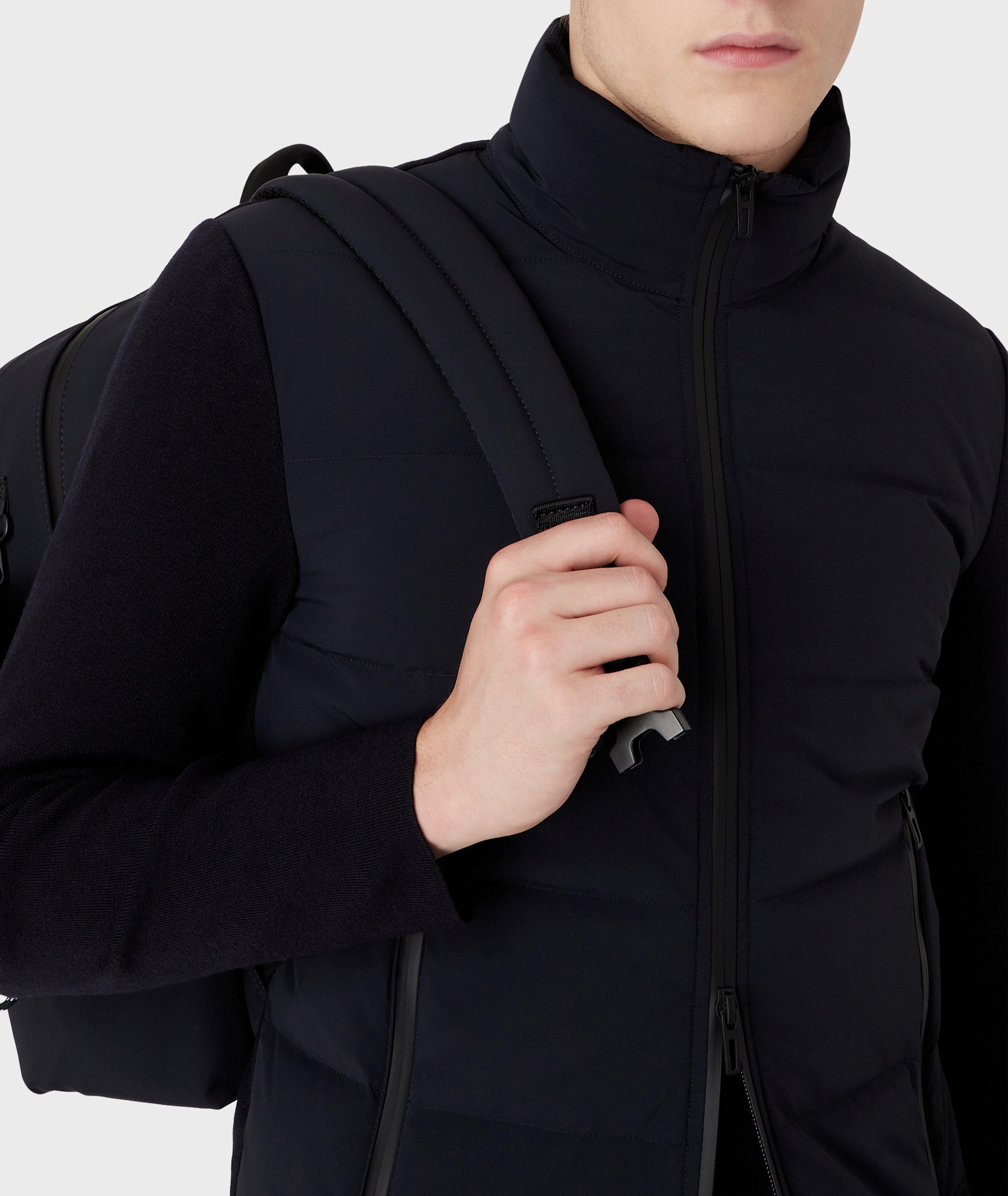 Blouson-pull aux textures variées image 3