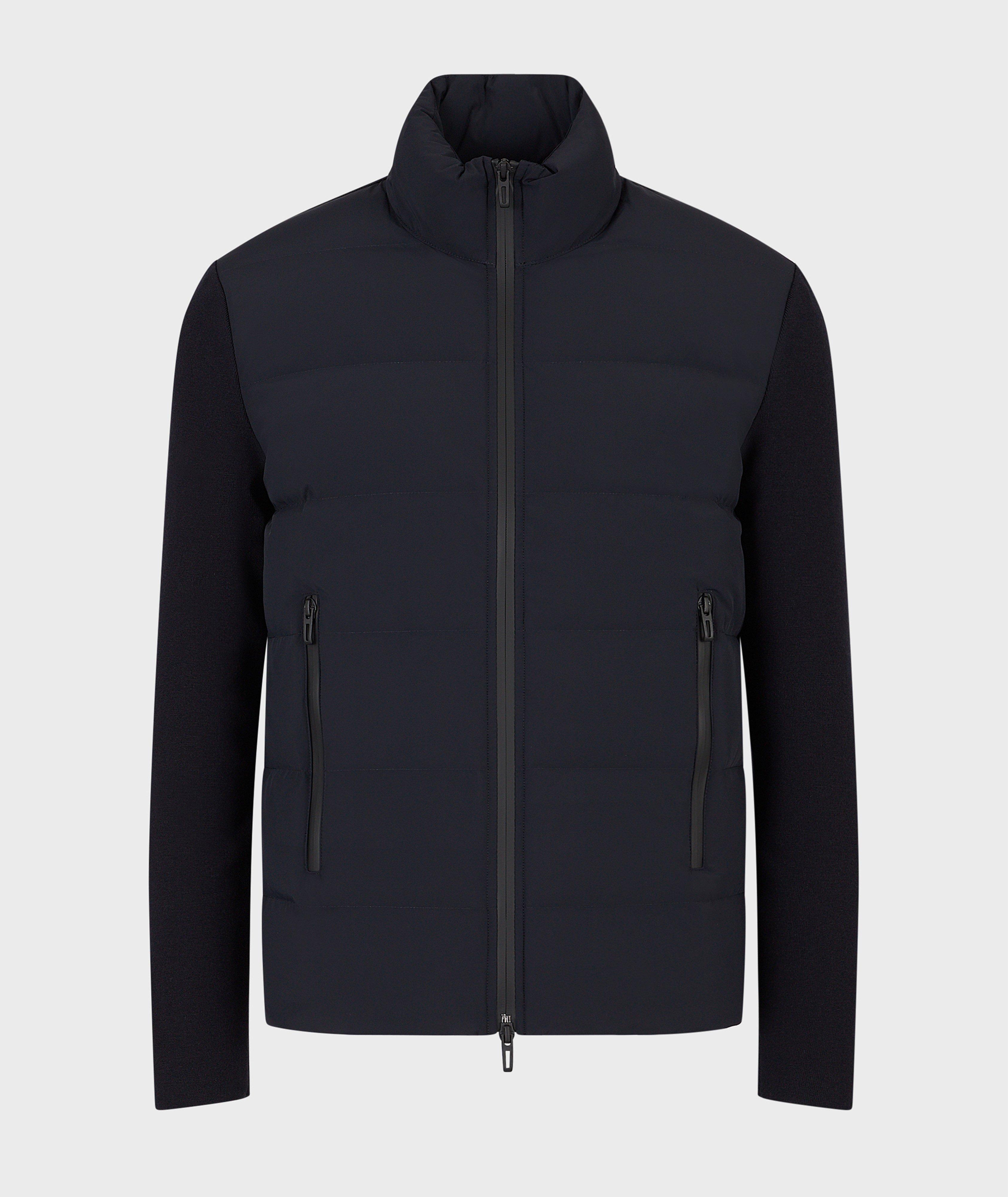 Blouson-pull aux textures variées image 0