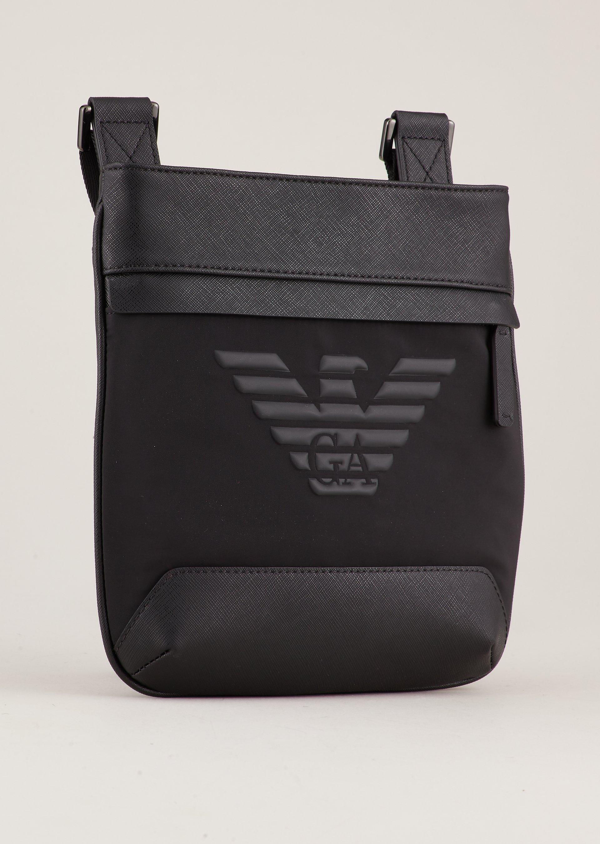 Sac messager en nylon à bandoulière avec logo image 2