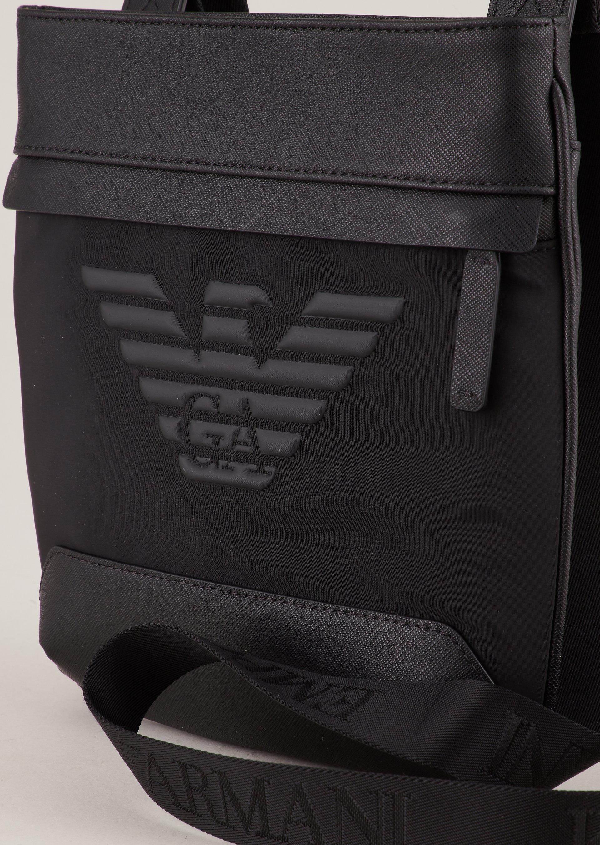 Sac messager en nylon à bandoulière avec logo image 3