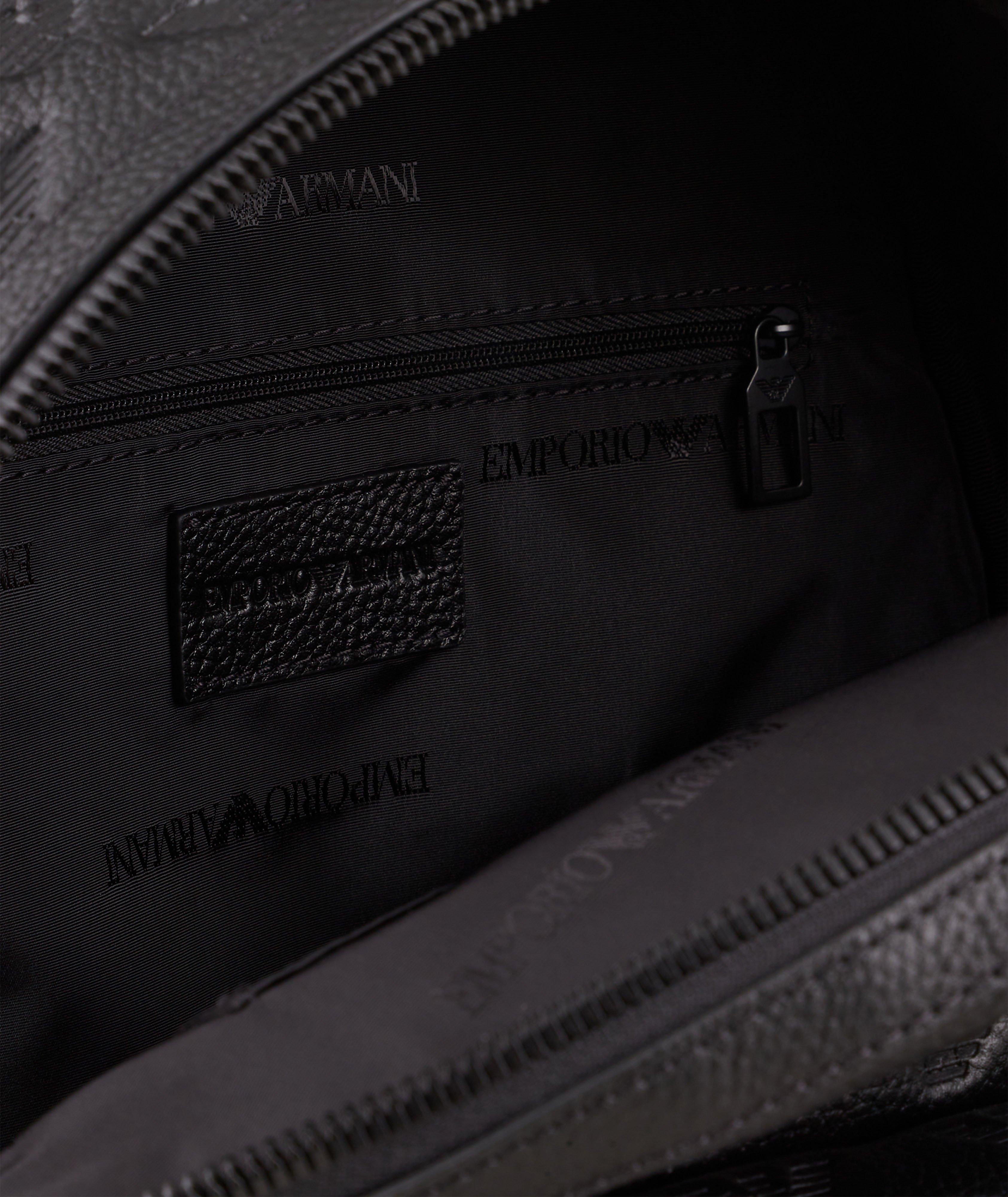 Leather  All Over Eagle Logo Backpack image 4