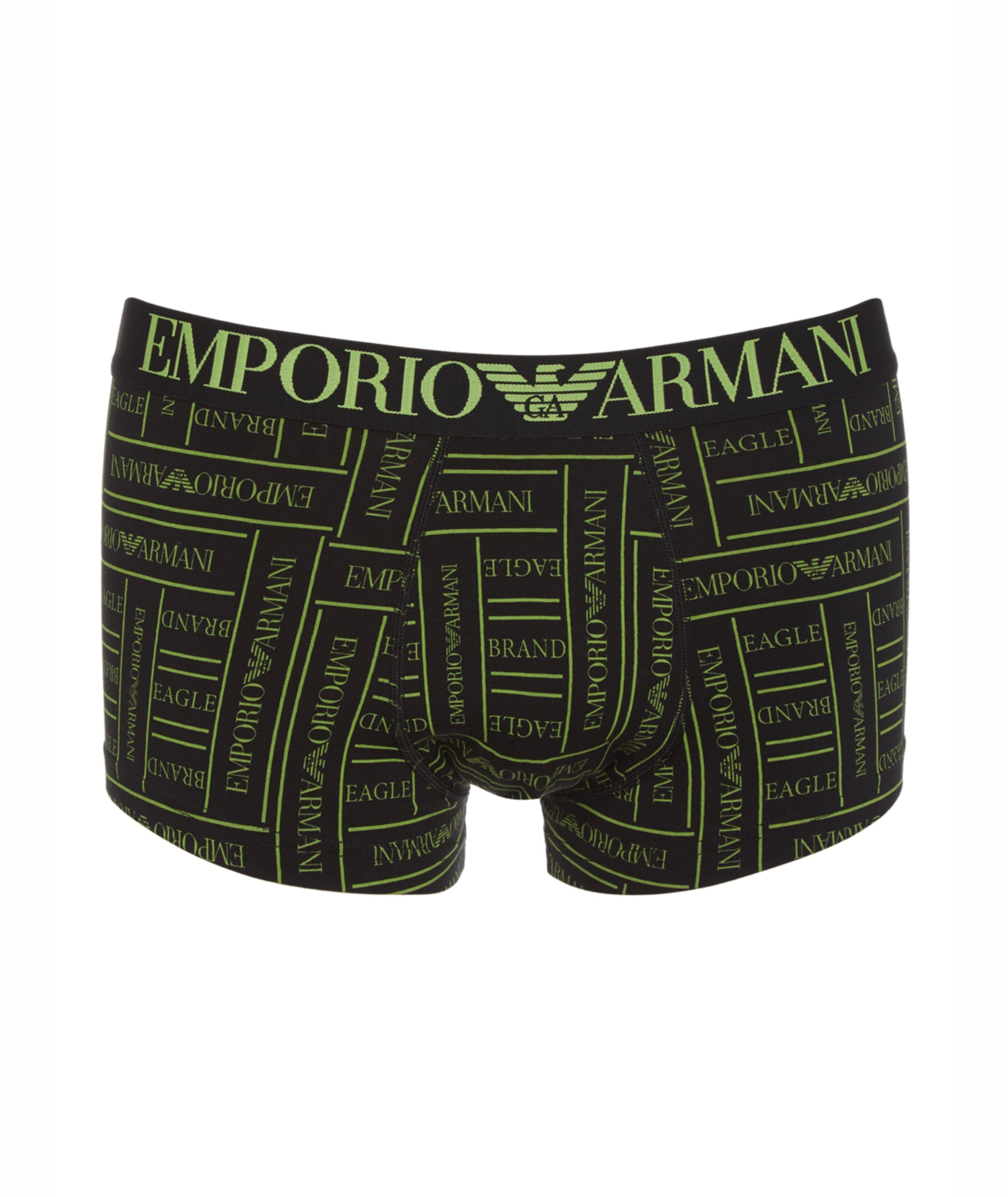Patterned Stretch Cotton Boxer Brief image 0
