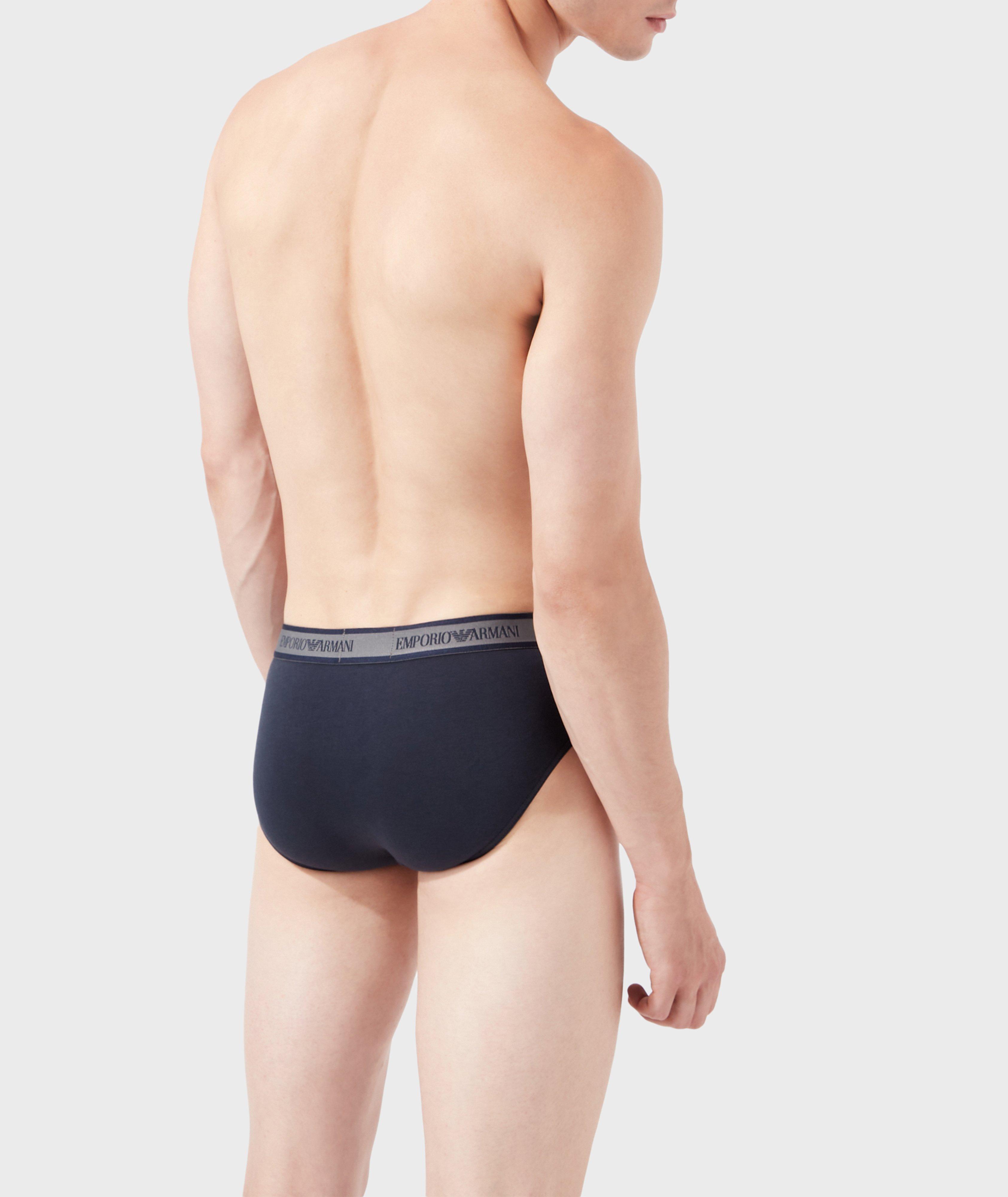 Three-Pack Stretch Cotton Briefs image 2