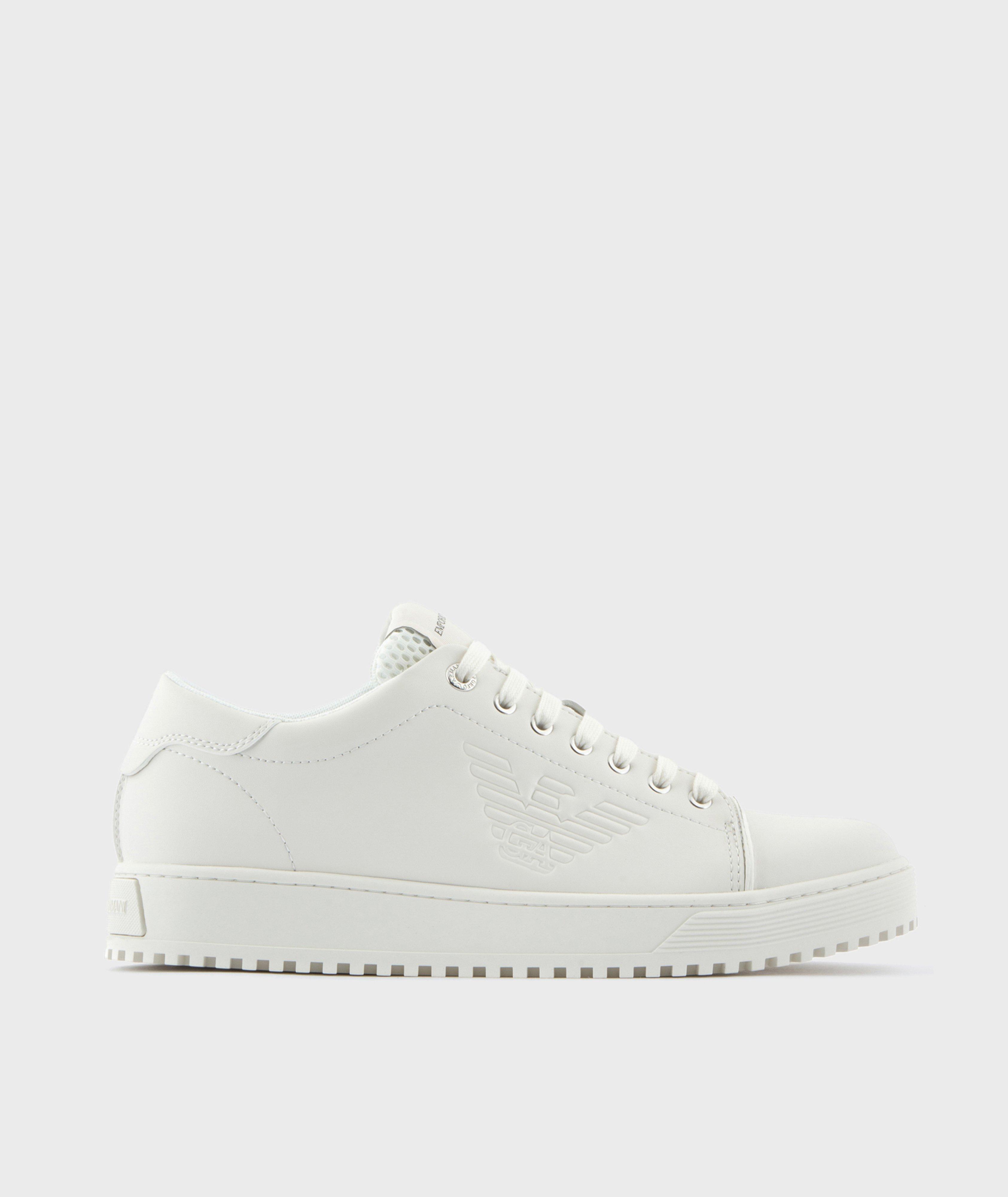Leather Embossed Eagle Logo Sneaker image 1