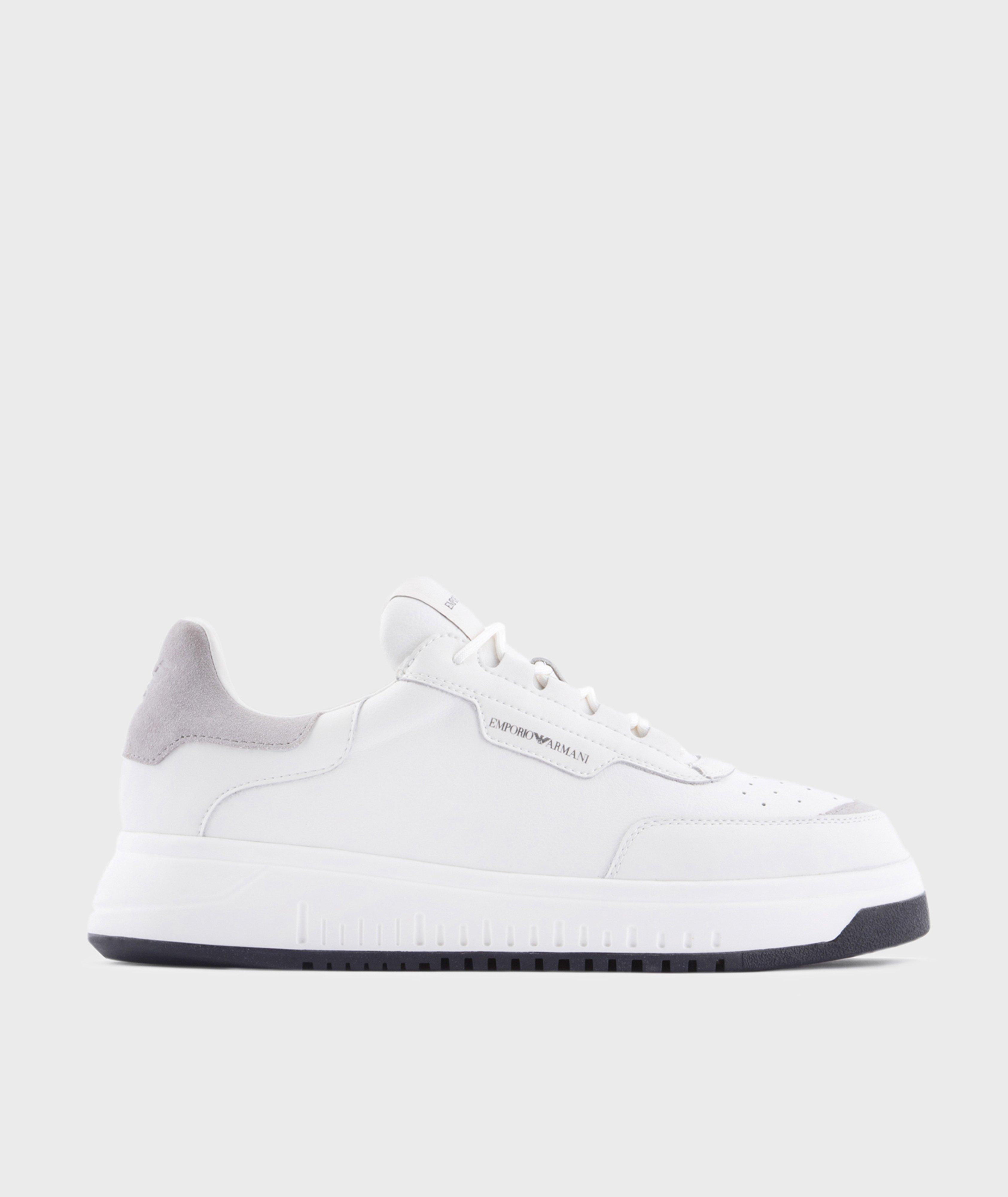 Leather Logo Detail Sneakers image 1