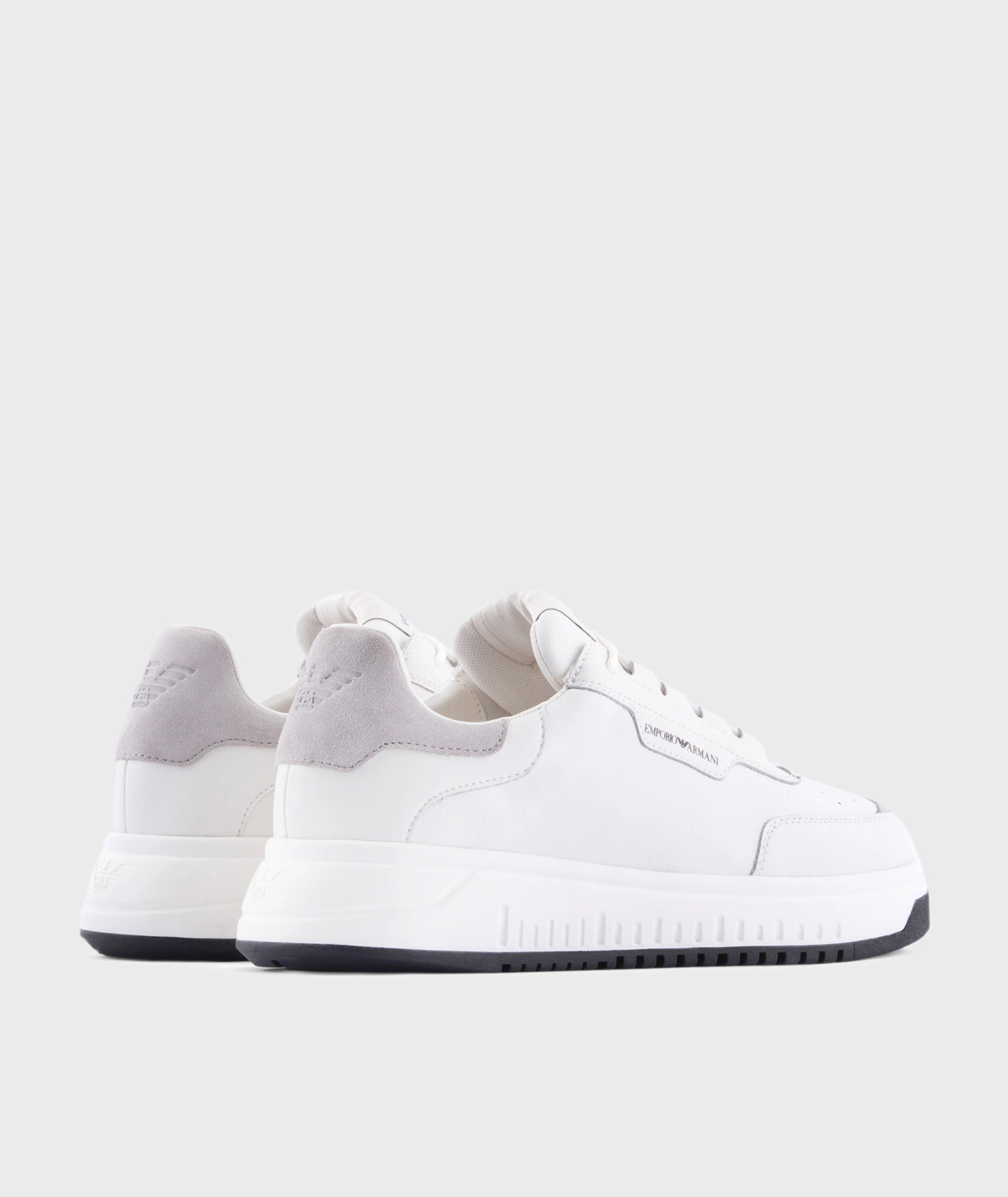 Leather Logo Detail Sneakers image 2