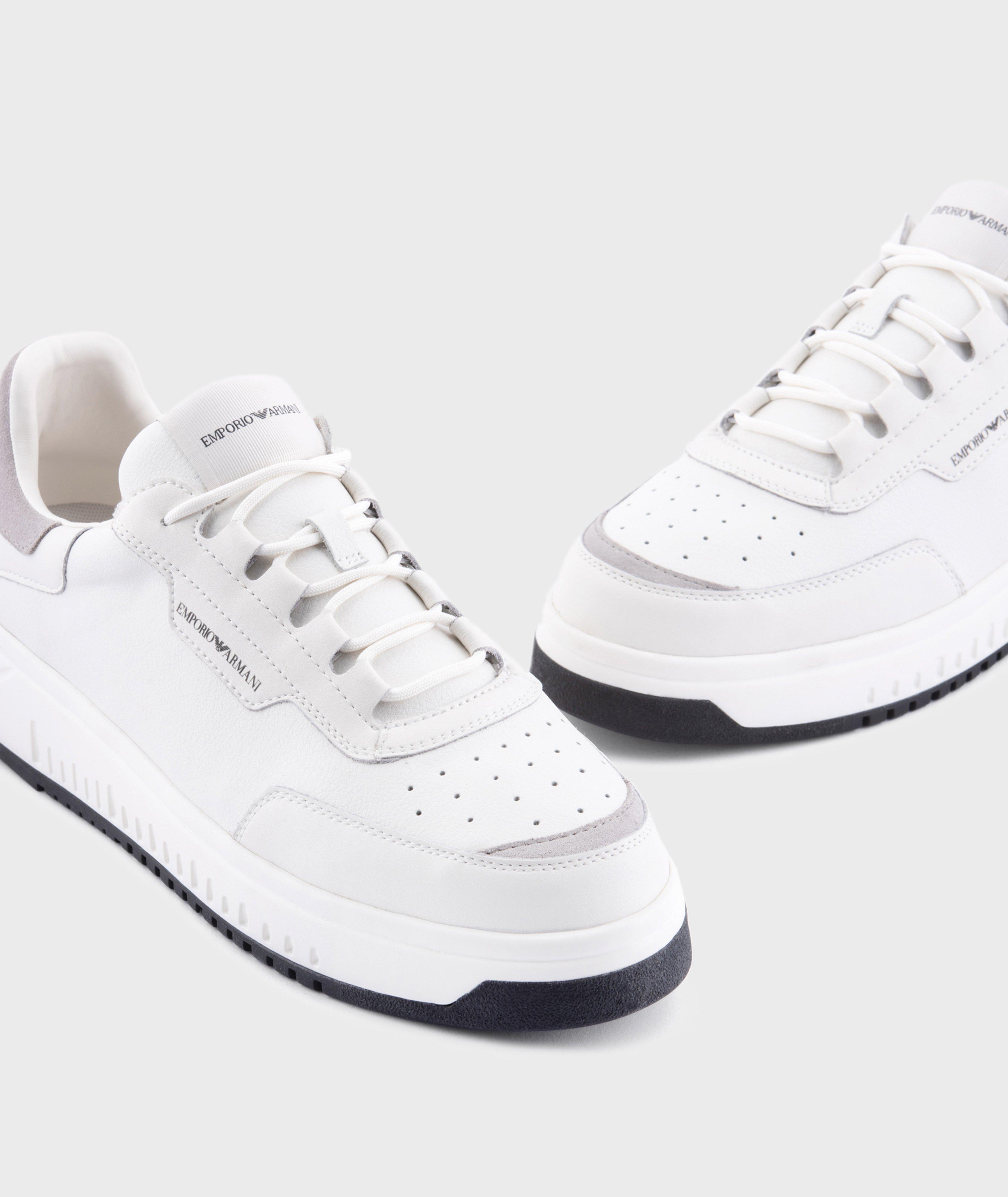 Leather Logo Detail Sneakers image 3