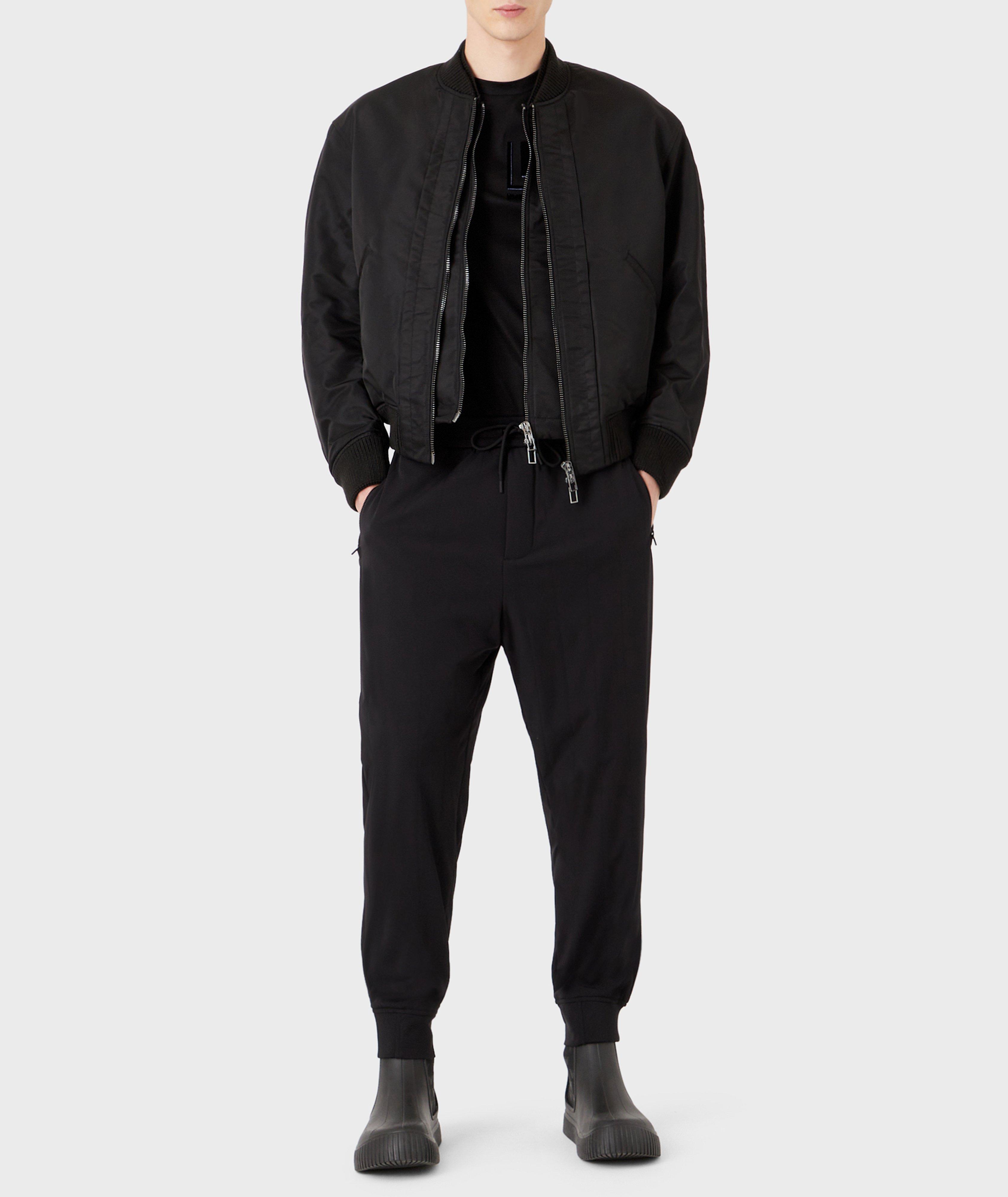 Pantalon sport en tissu technique à glissière image 3