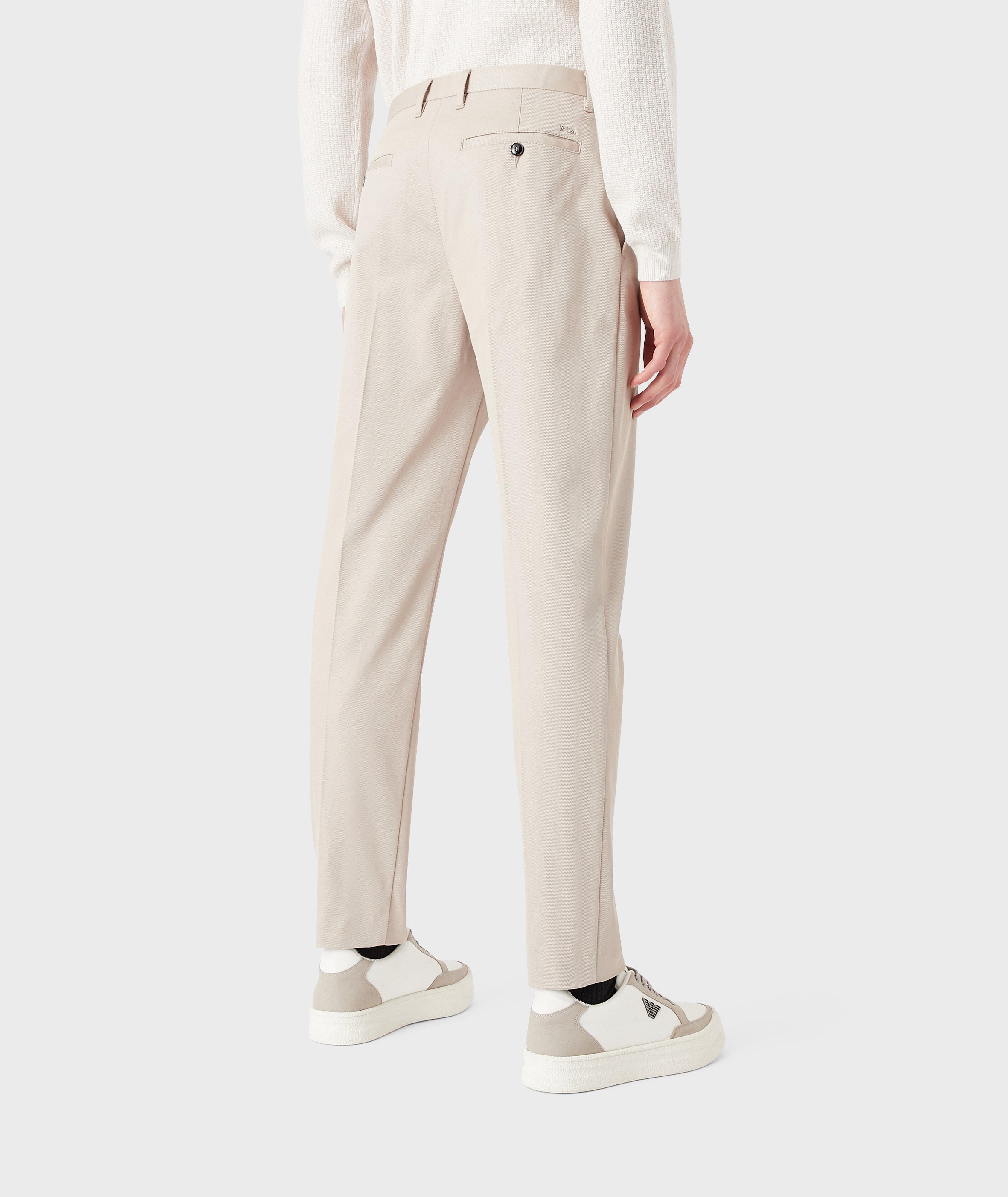 Stretch Cotton Gabardine Trousers image 2