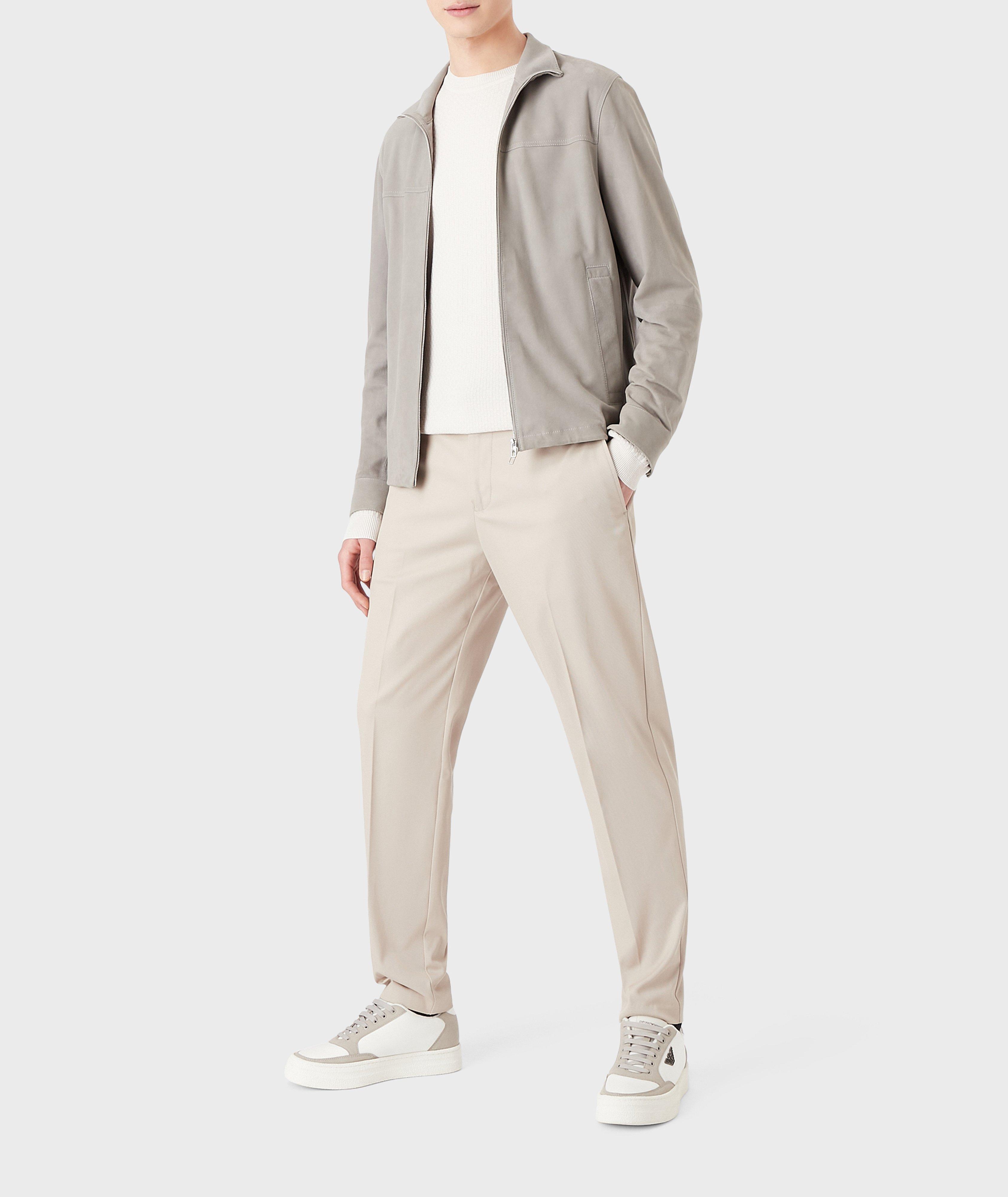 Stretch Cotton Gabardine Trousers image 4