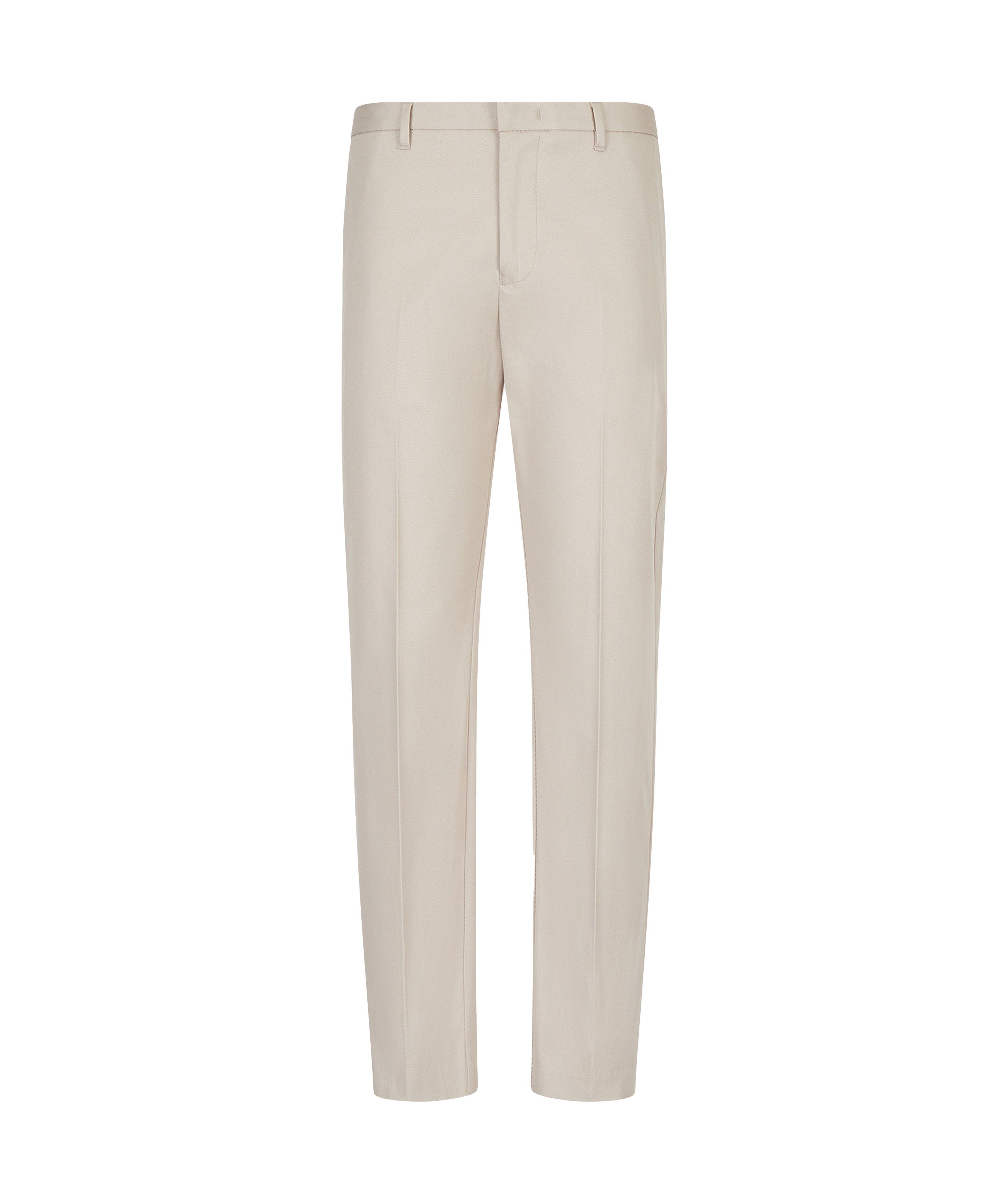 Stretch Cotton Gabardine Trousers image 0