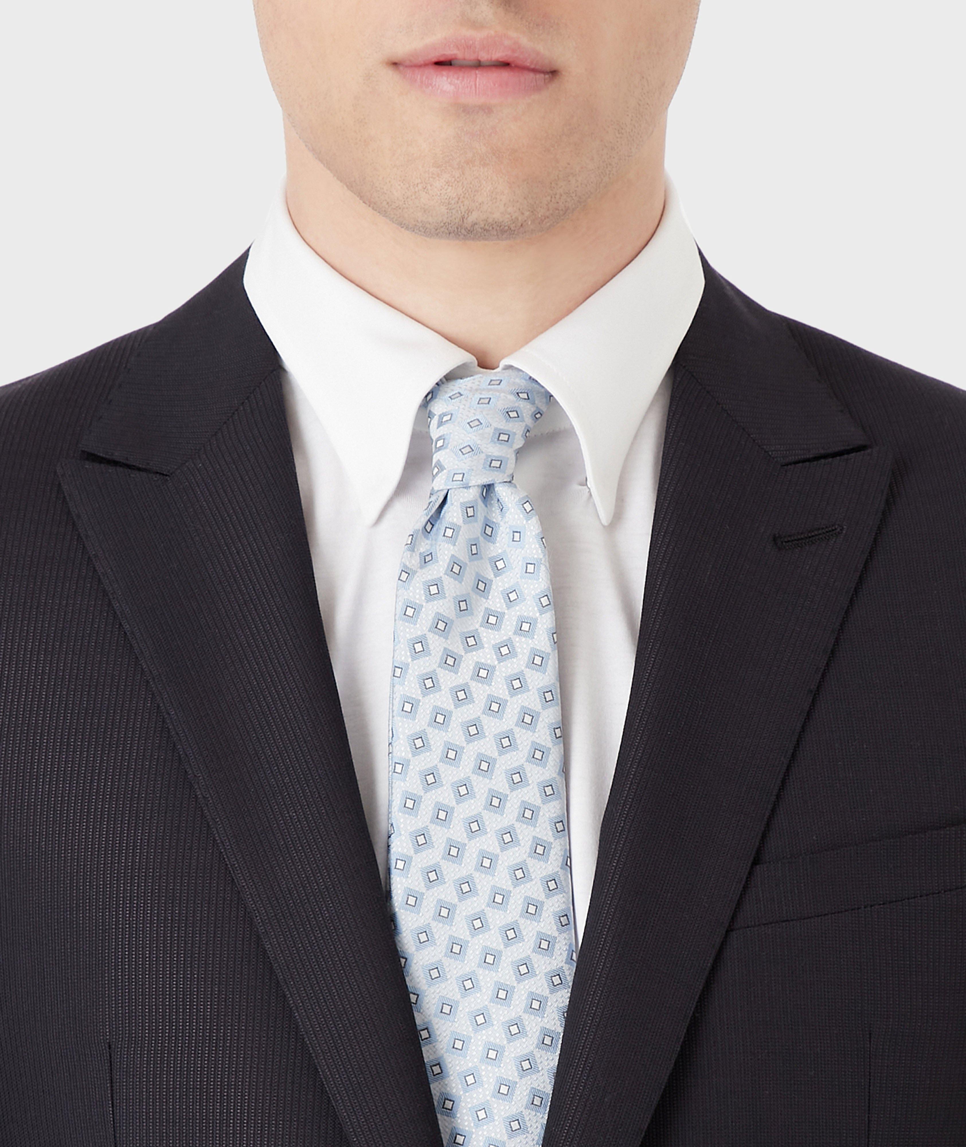 Cravate en jacquard de soie image 2