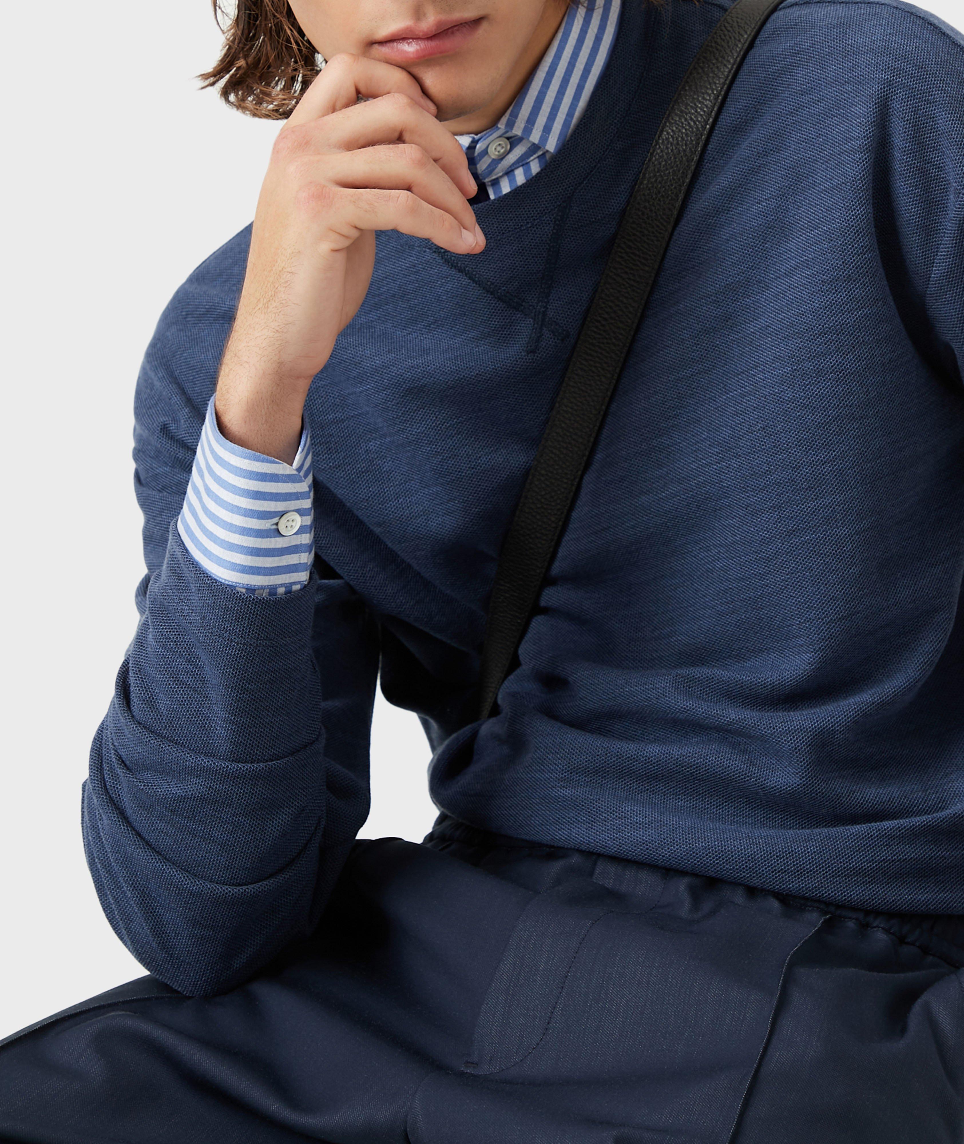 Chemise en laine vierge et en lyocell à rayures image 4