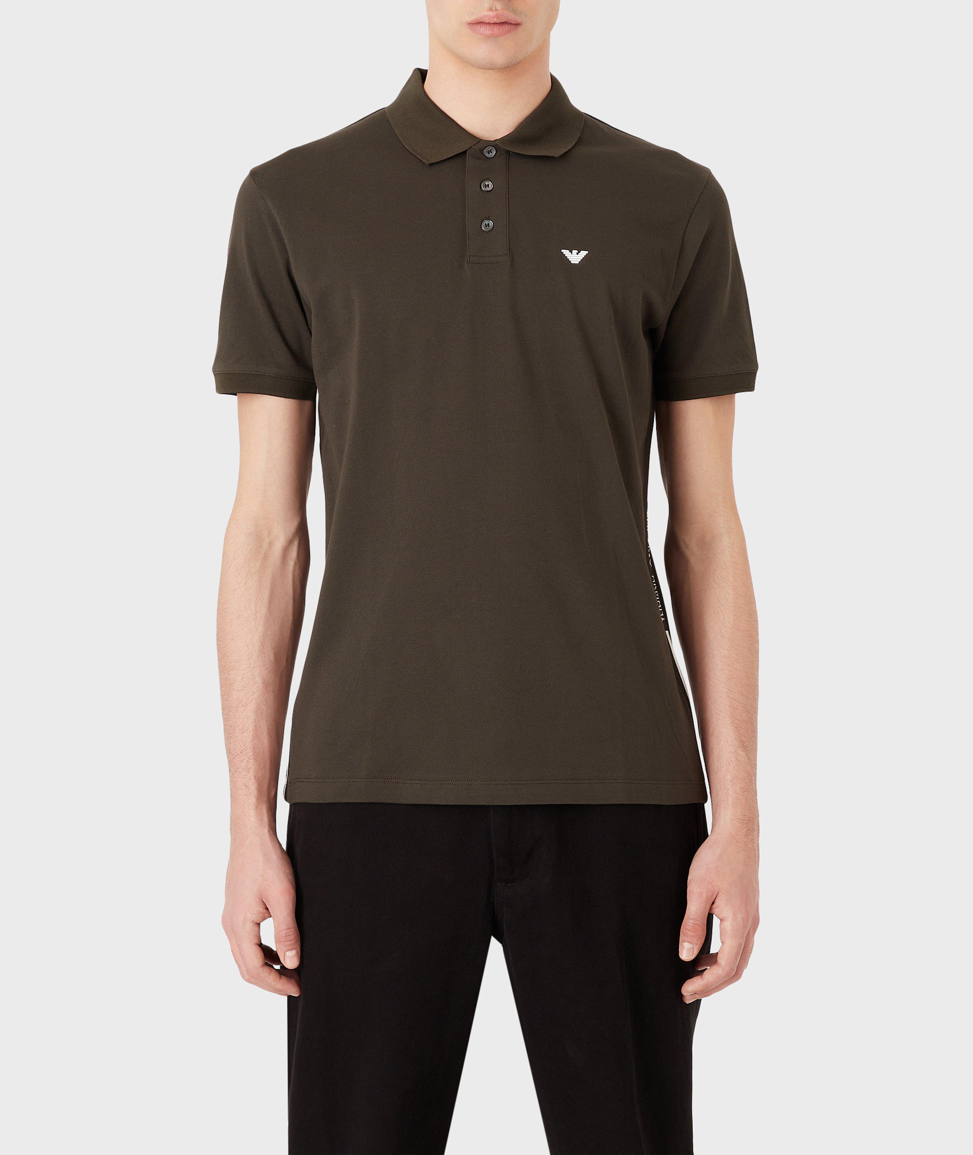 Mercerized Cotton Piquet Polo Shirt image 1