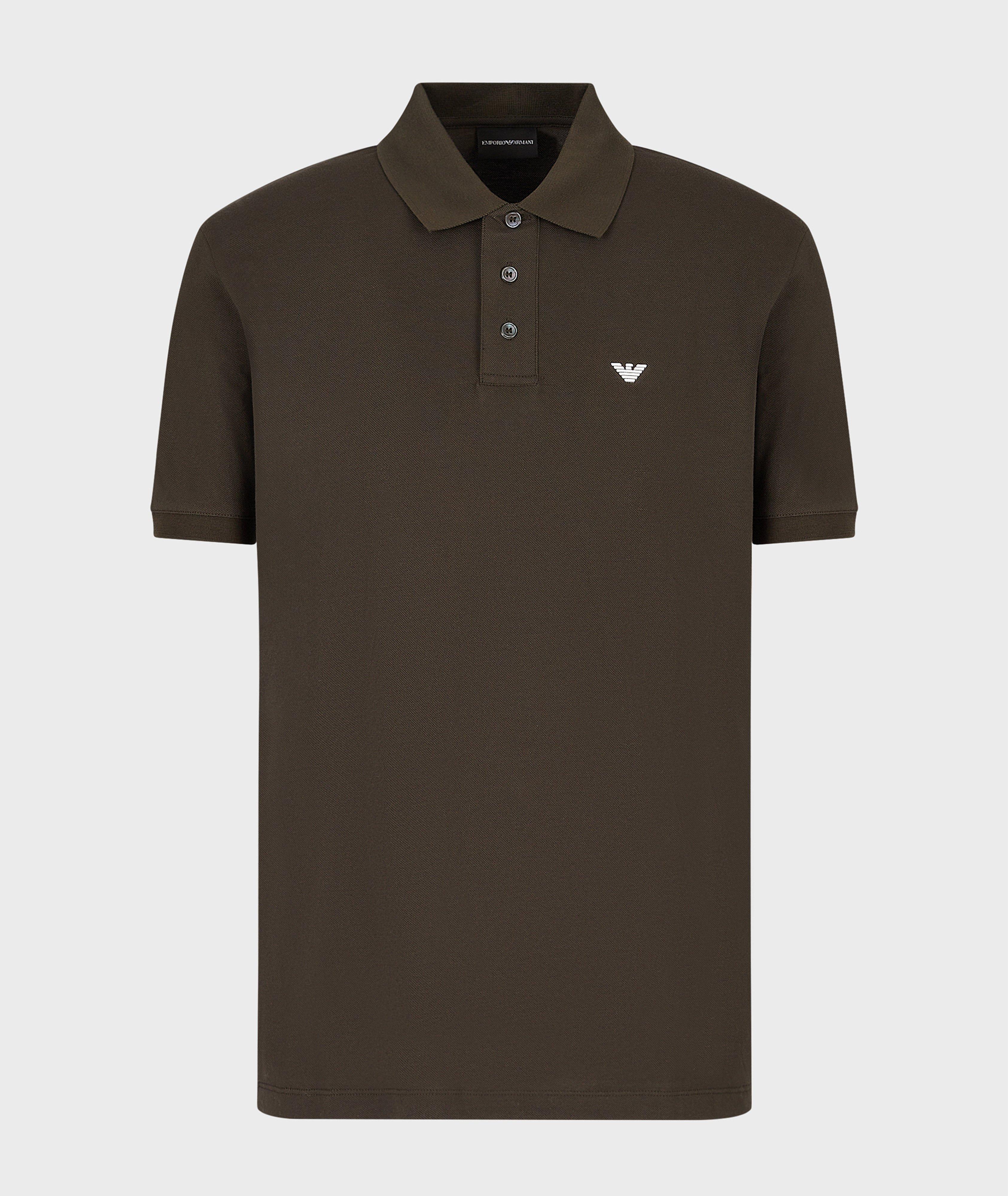 Mercerized Cotton Piquet Polo Shirt image 0