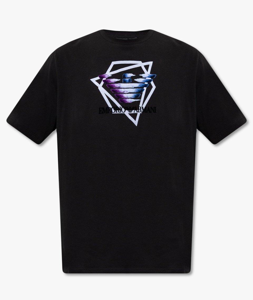 Light cotton jersey t-shirt with logo image 0