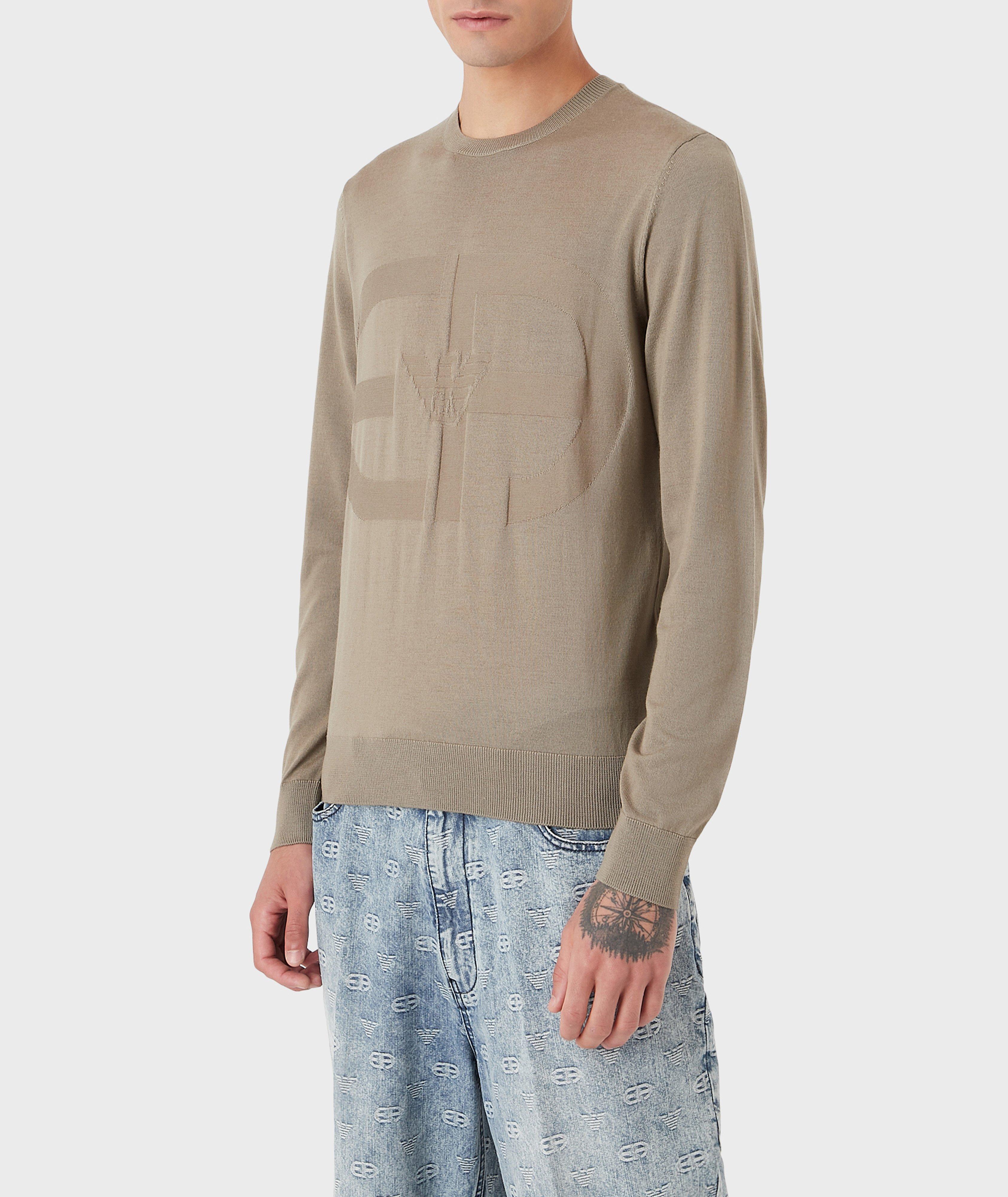 Pull en laine avec logo image 1