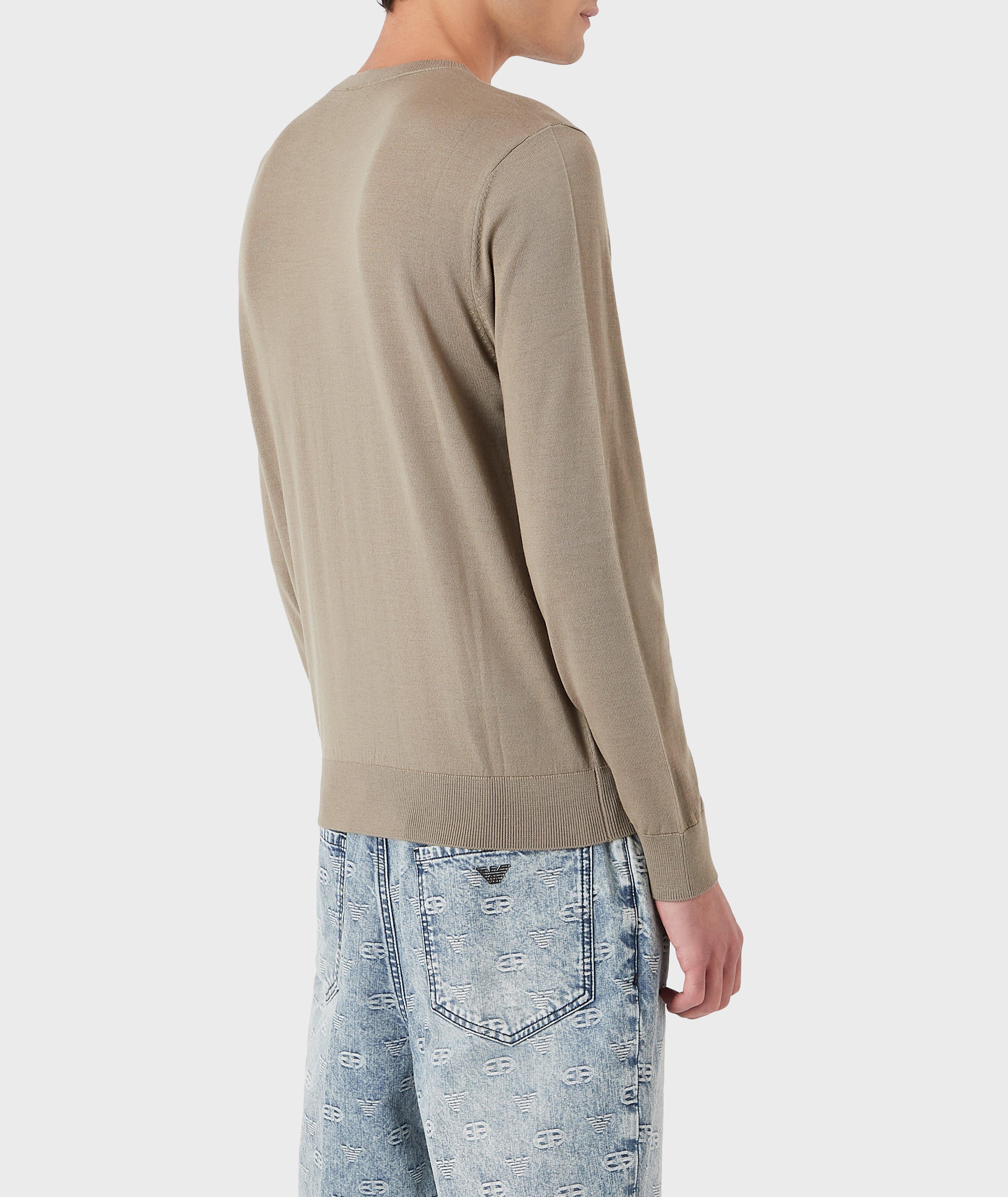 Pull en laine avec logo image 2