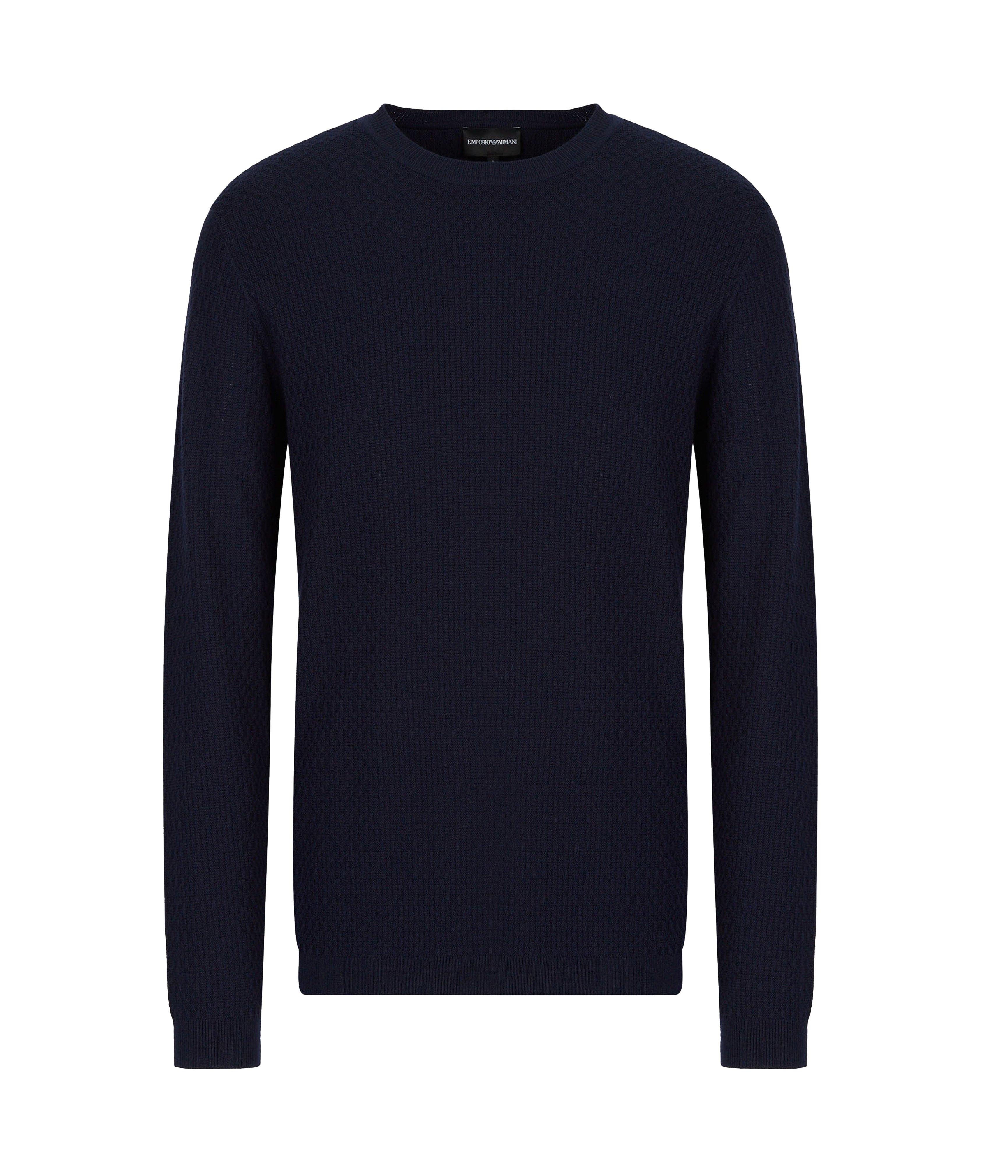 Textured Stitch Crewneck Jumper image 0