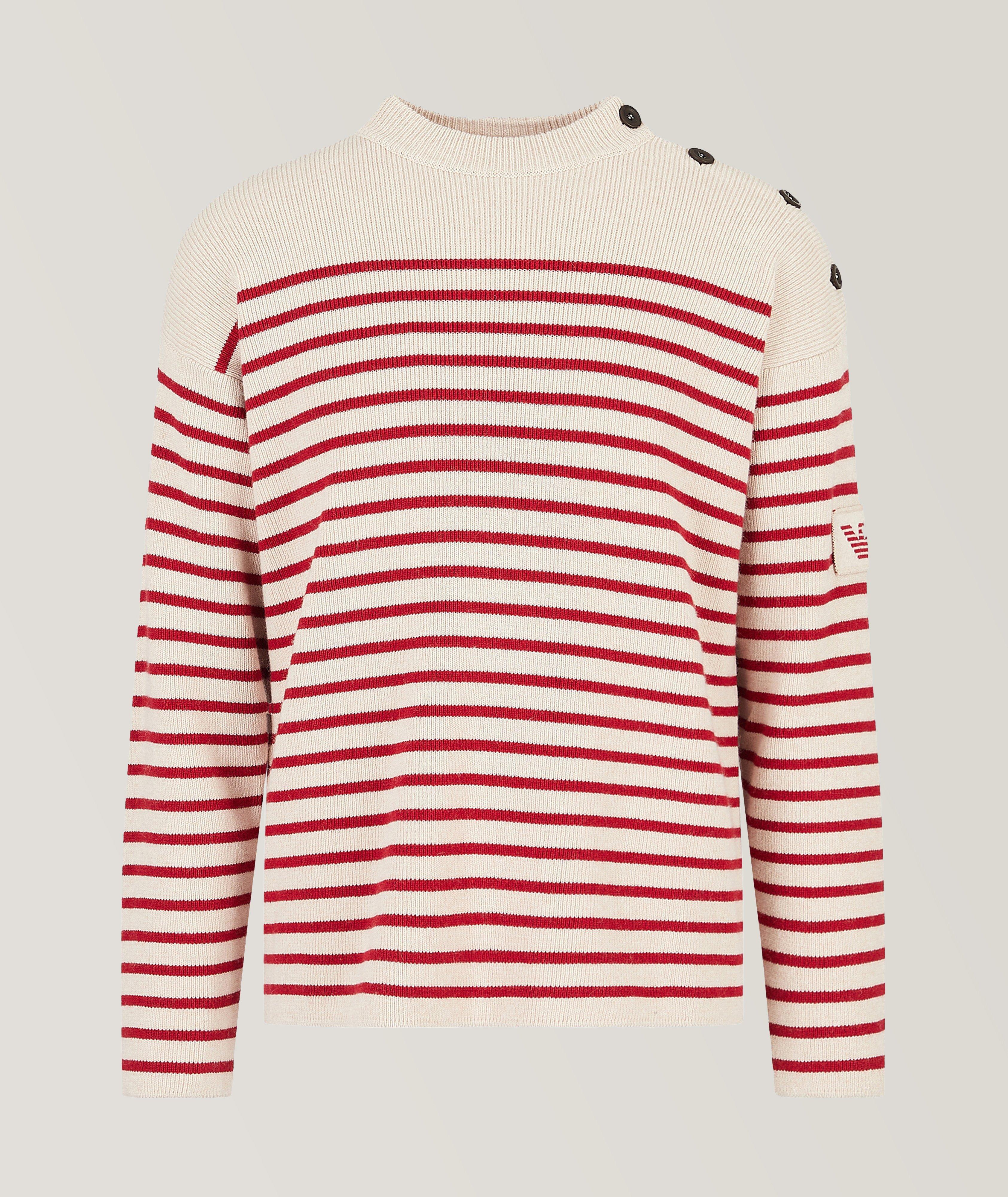 EArctic Sustainable Collection Wool-Blend Striped Jumper image 0