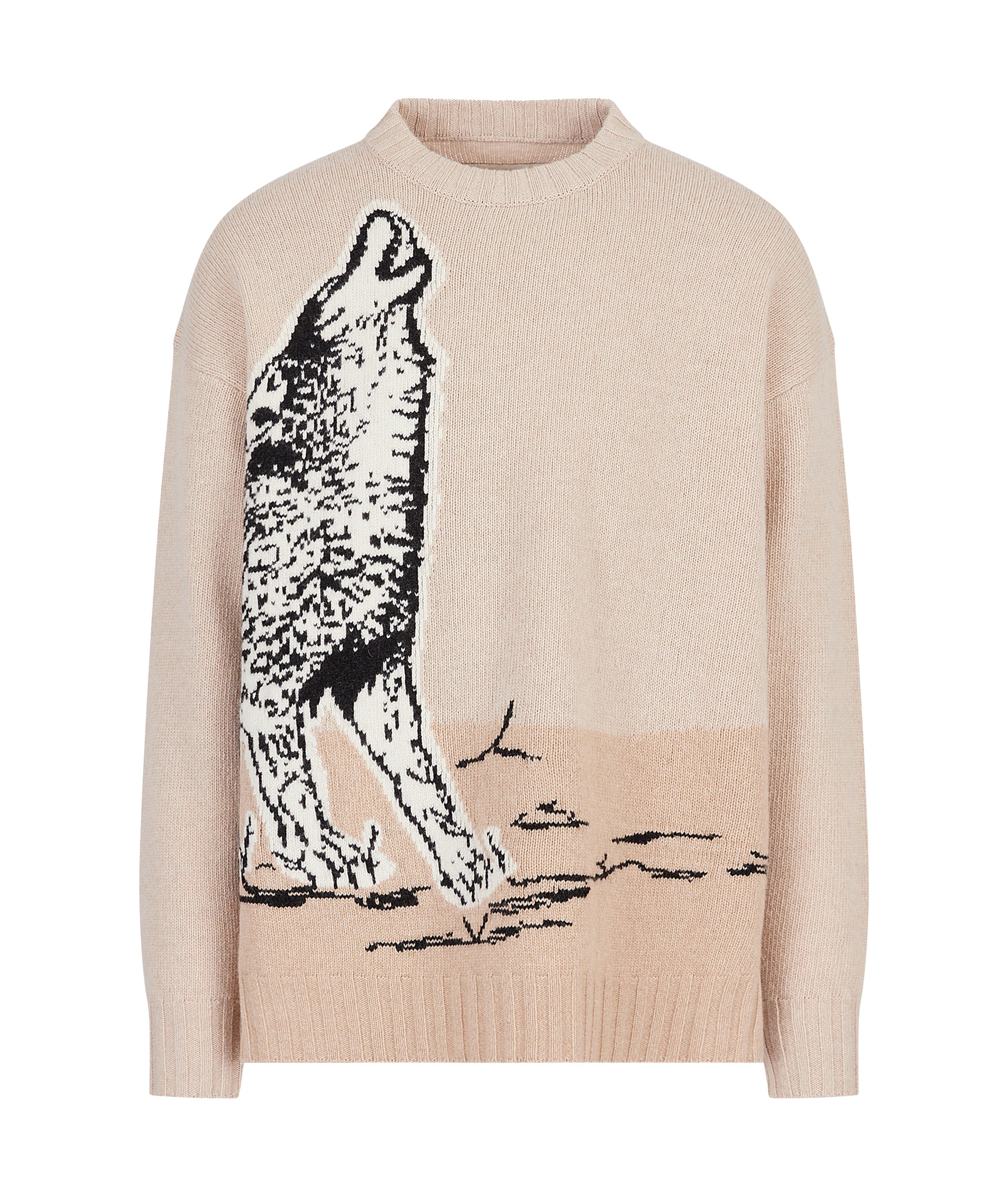EArctic Sustainable Collection Intarsia Animal Sweater image 0